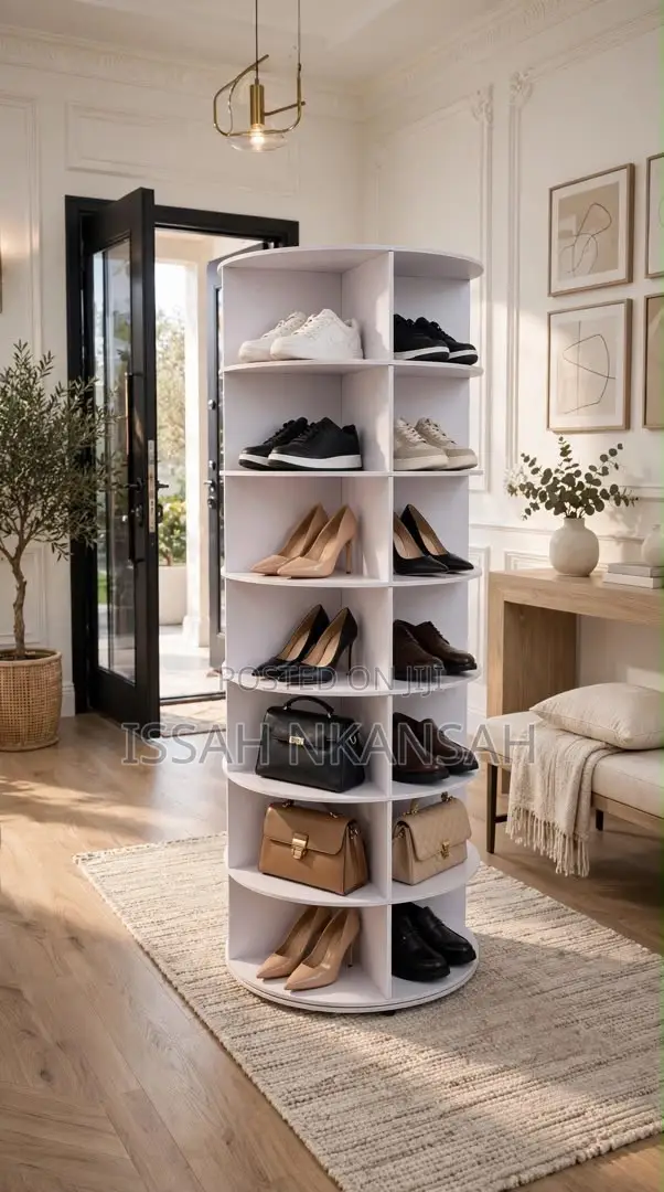 360 Rotating Shoes Tower