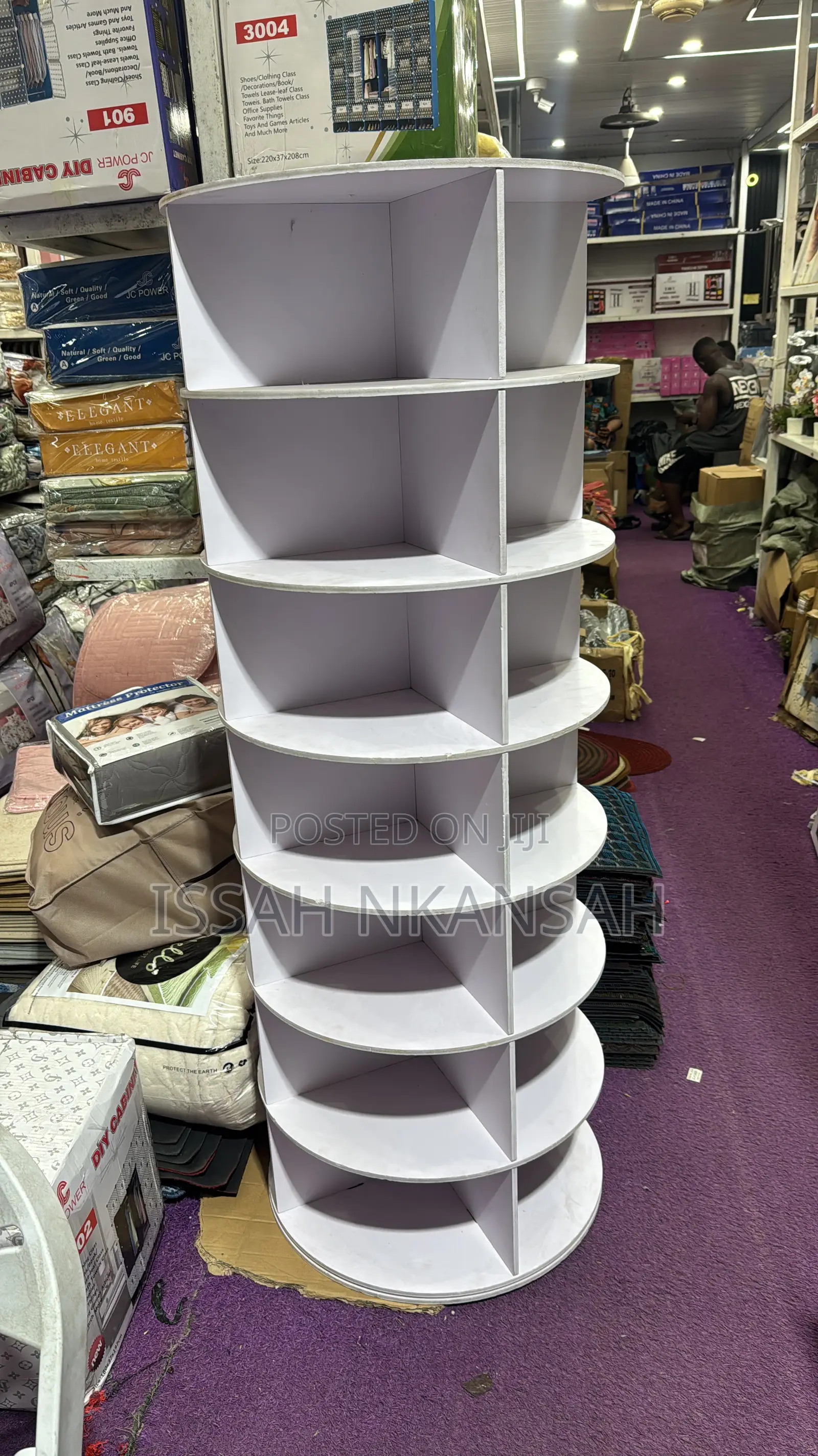 360 Rotating Shoes Tower