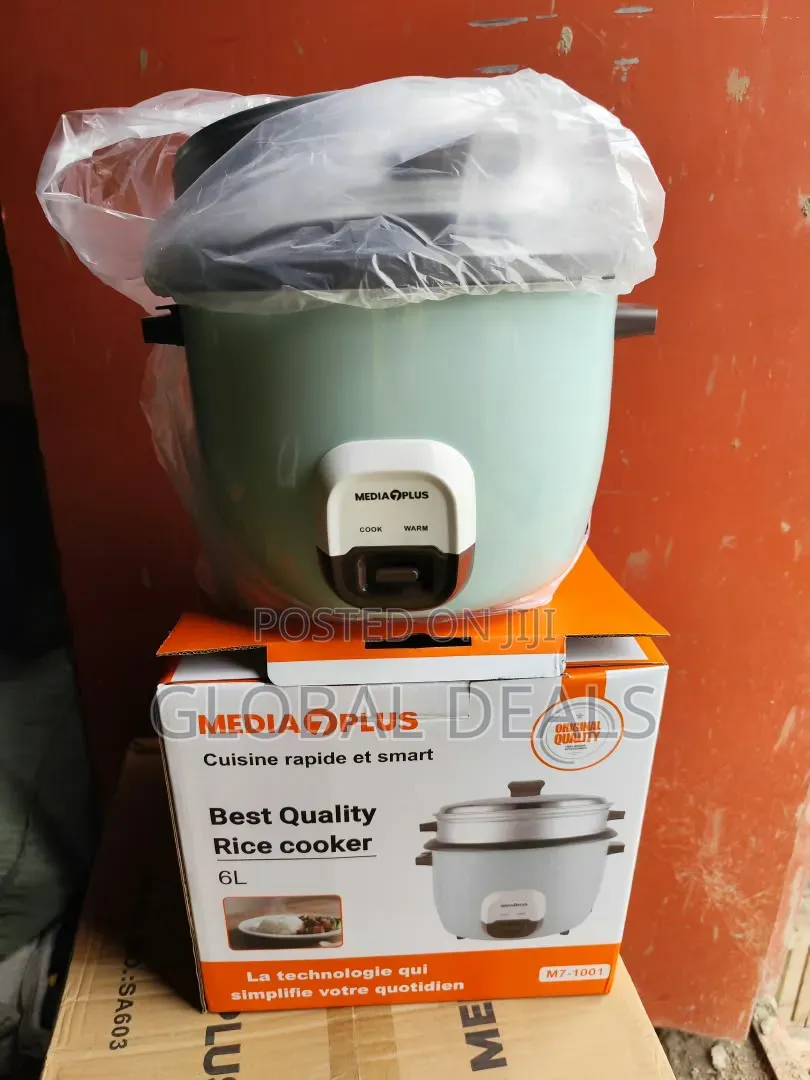 Media Plus 6L Best Quality Rice Cooker M7-1001 - Fast & Smart Cooking