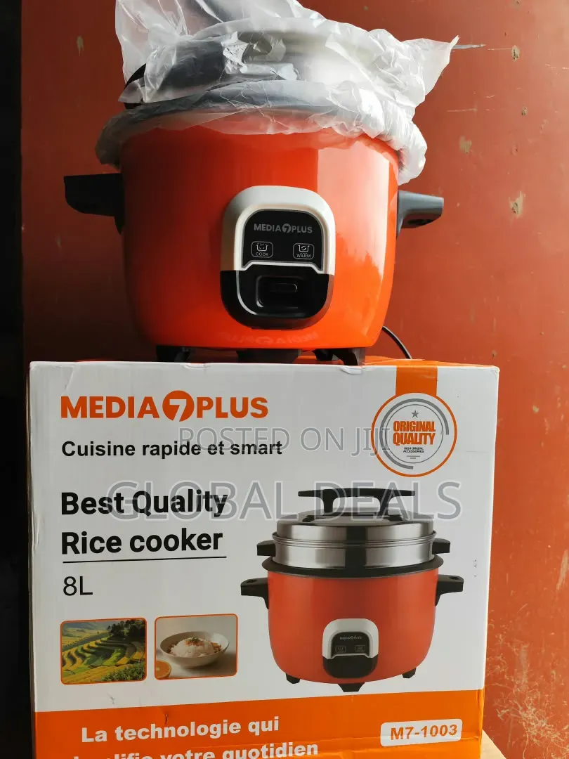 Media Plus 8L Best Quality Rice Cooker M7-1003 - Large Family Size