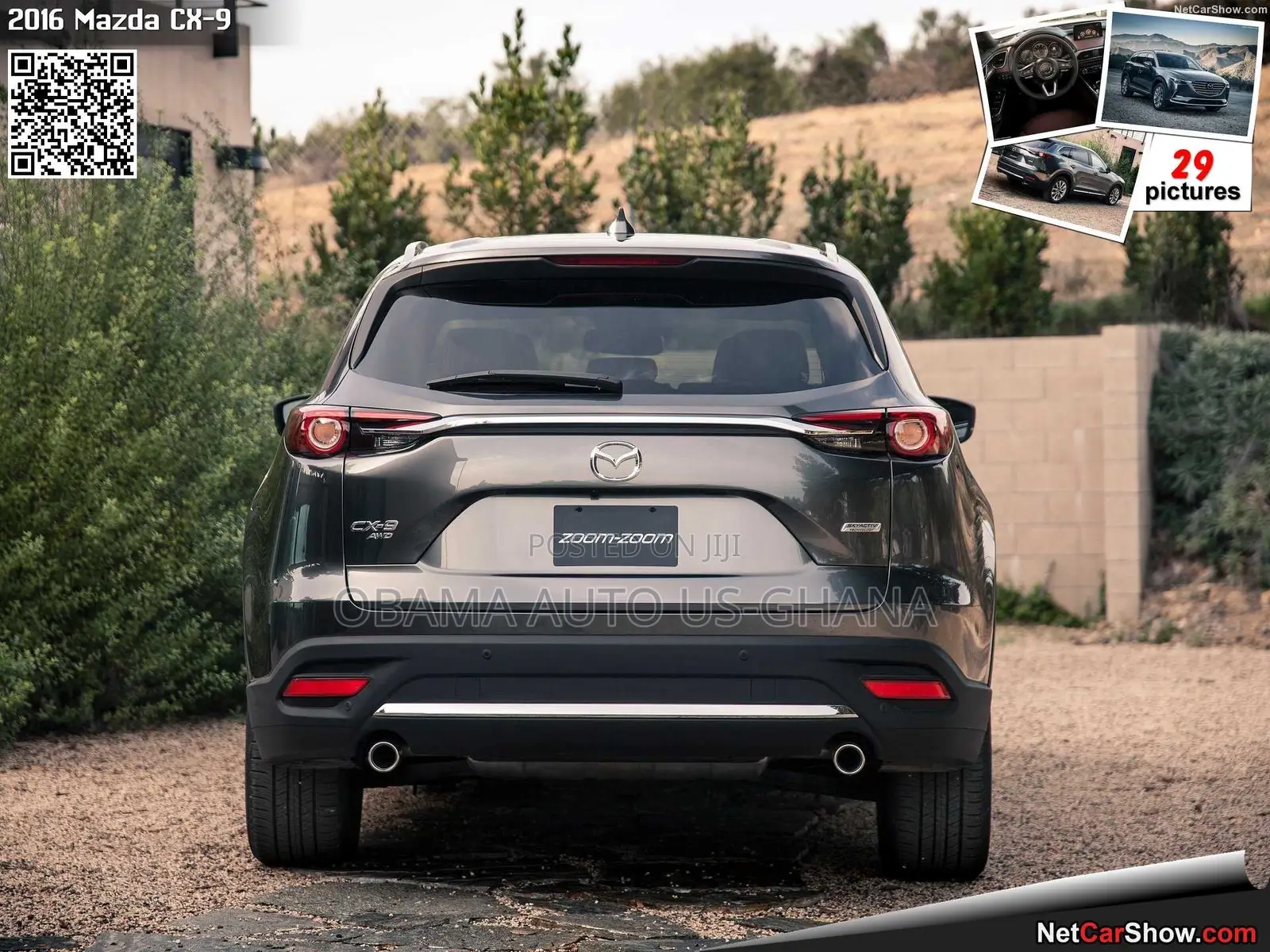 Mazda CX9 Boot 2016 2017 2018 2019 2021 2022 2023 2024 Booth Tailgate