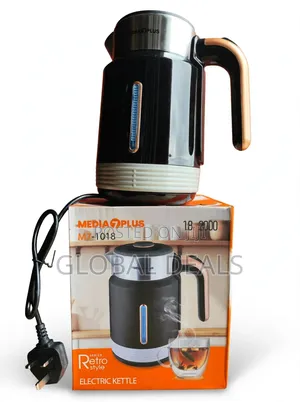 Media Plus Retro Electric Kettle M7-1018 - 1.8L 2000W - Black