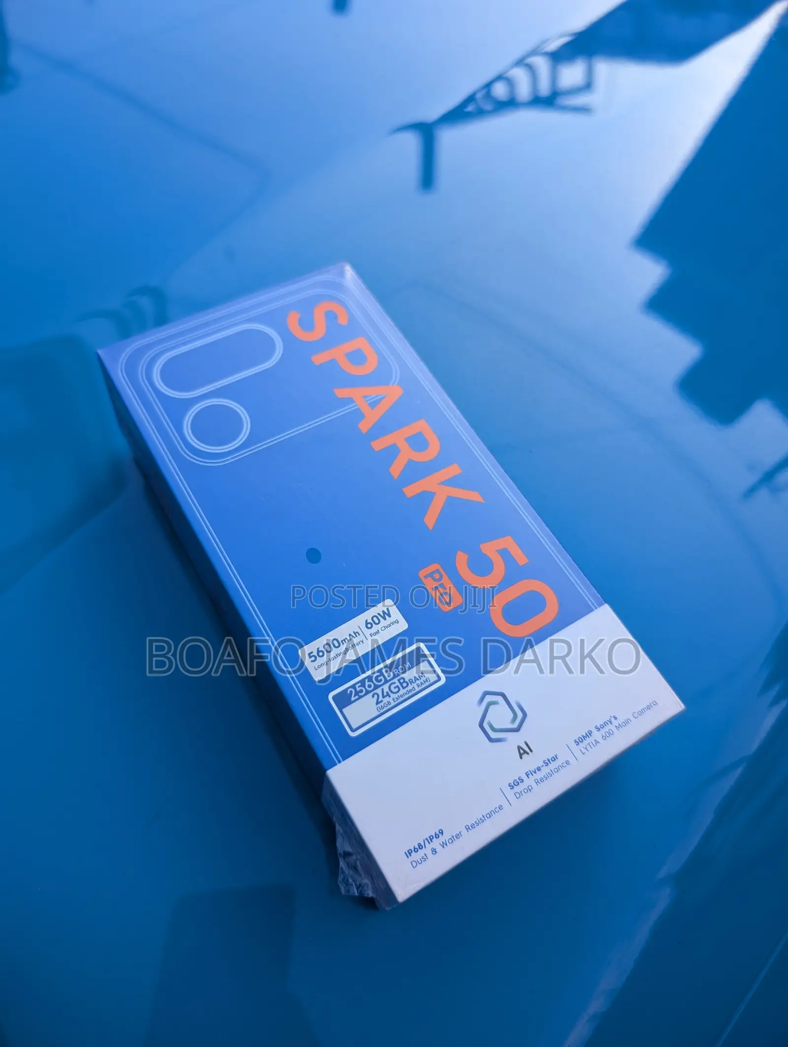 New Tecno Spark 50 Pro 256 GB Black