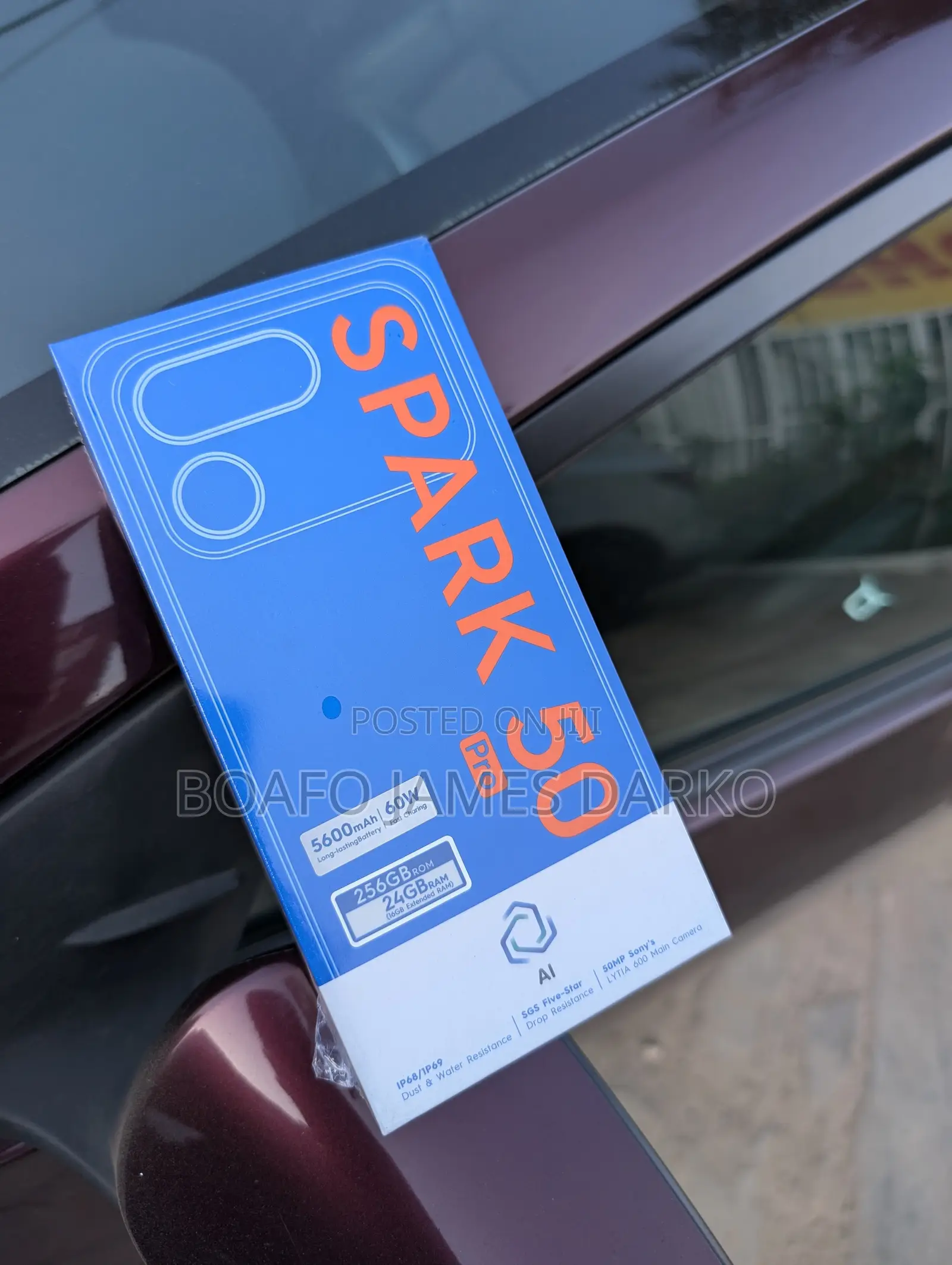 New Tecno Spark 50 Pro 256 GB Black