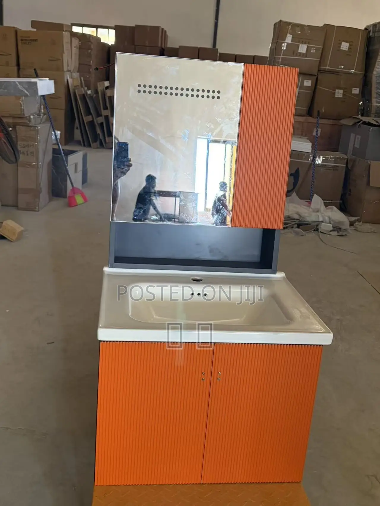 Bathroom Cabinet With Smart Mirror and Basin
