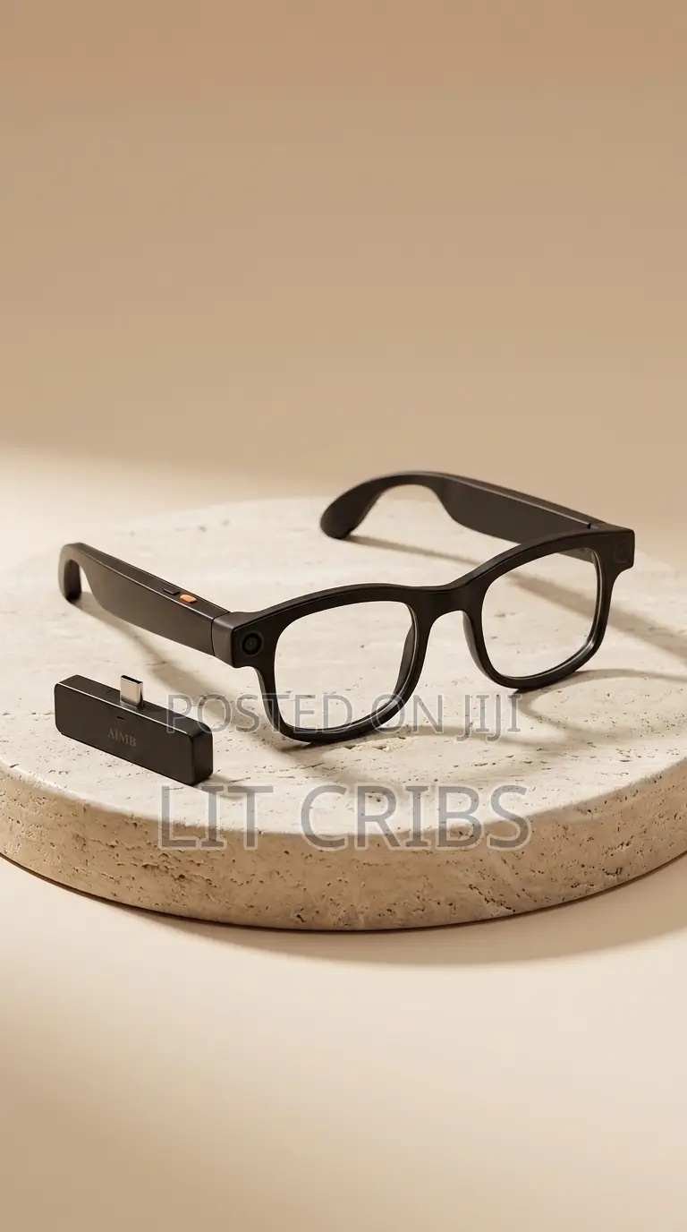 AI Camera Glasses With Mini Power Bank