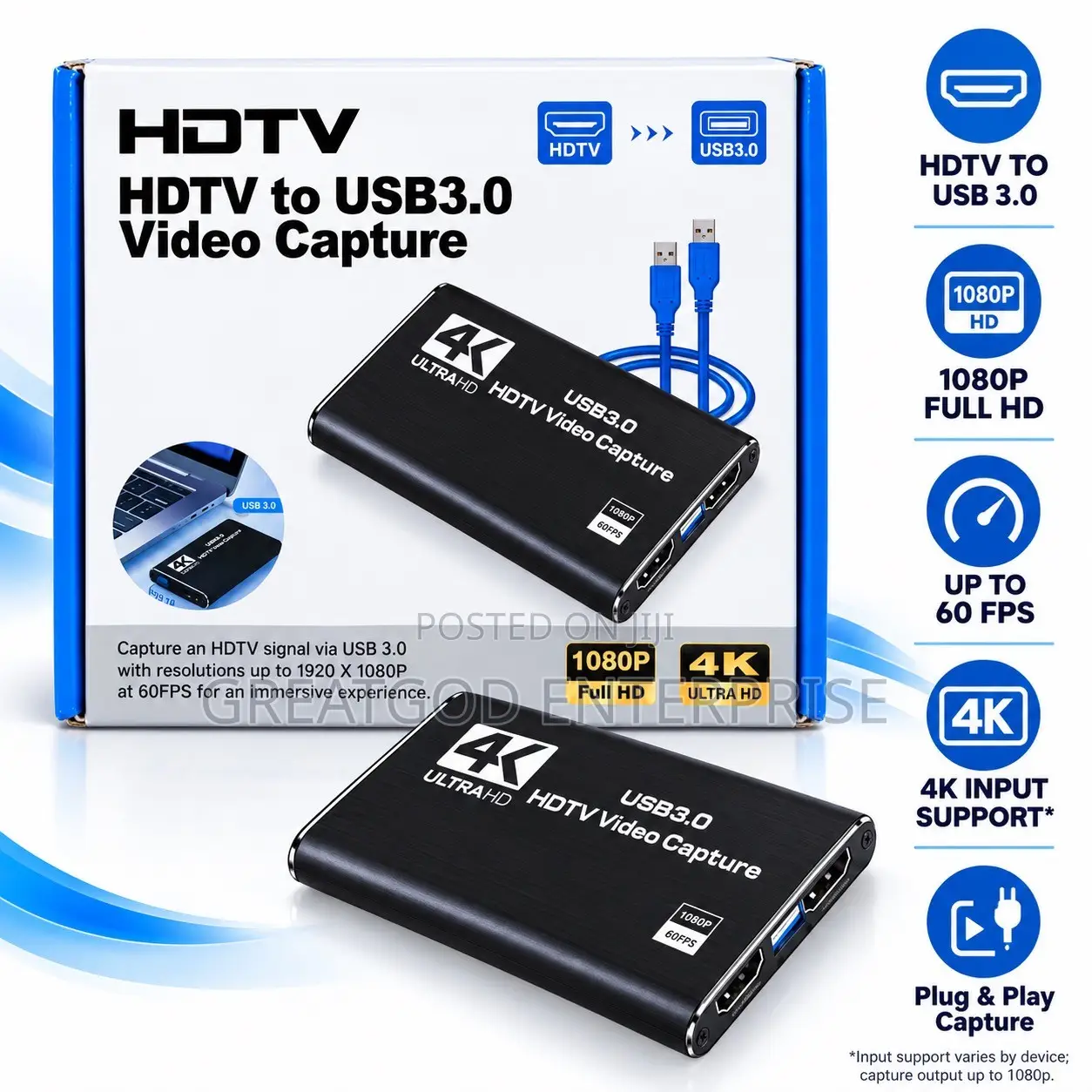HDTV to USB 3.0 Video Capture Card