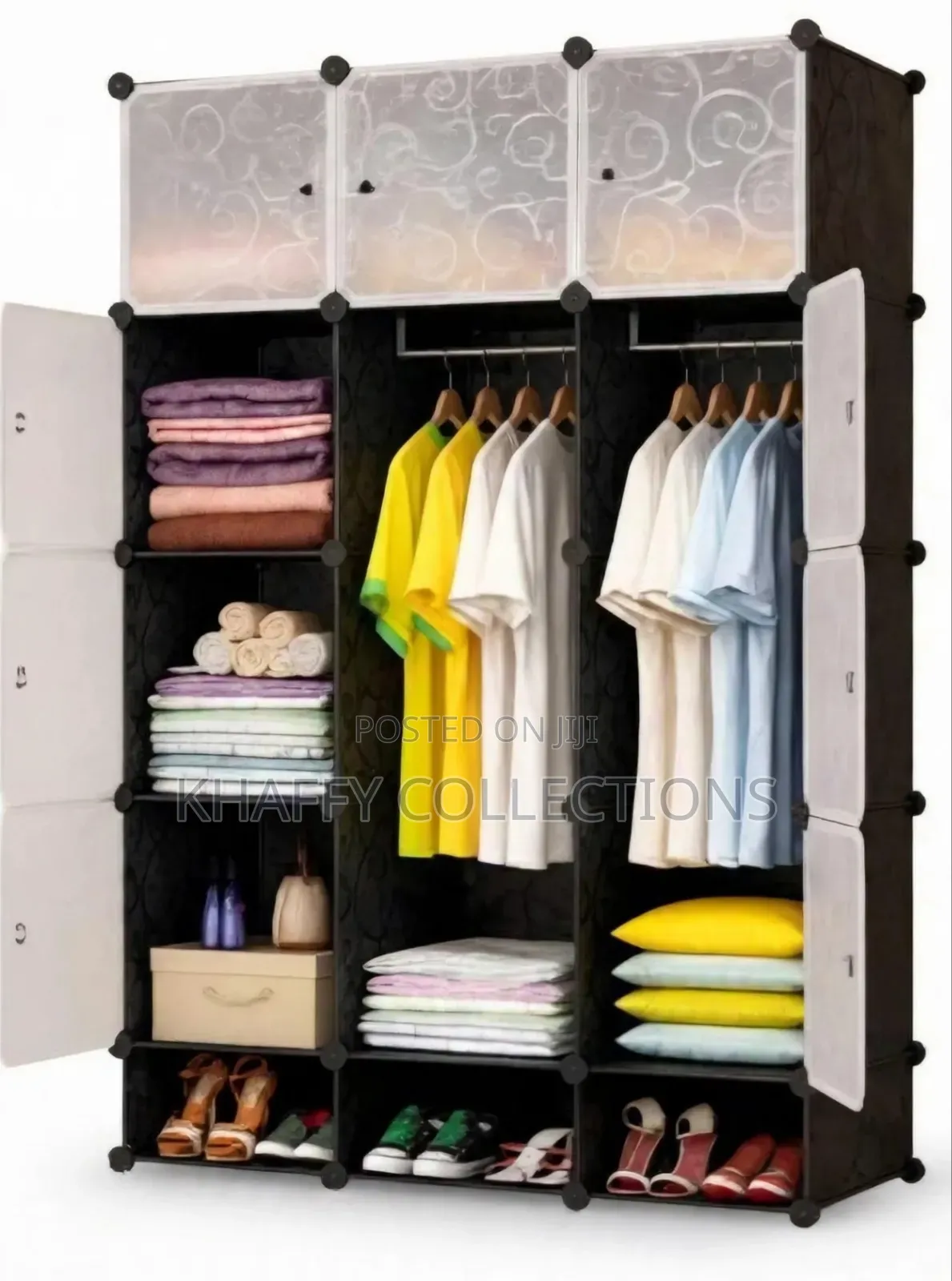 *Title:* 12 Cube Plastic Wardrobe