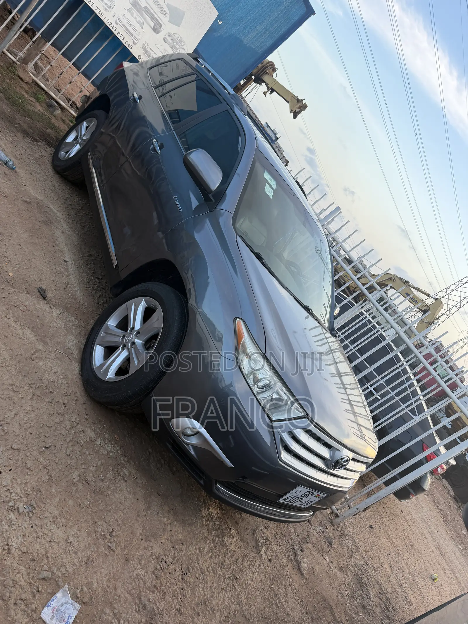 Toyota Highlander Limited 3.5l 4WD 2013 Gray