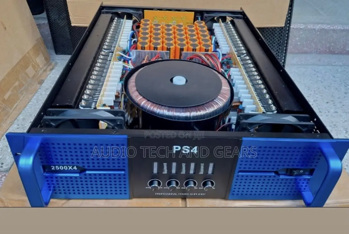 PS4 2500×4 Professional Power Amplifier
