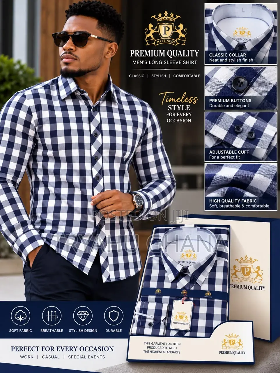 Buy Now- Original Black Men's Polo Shirts