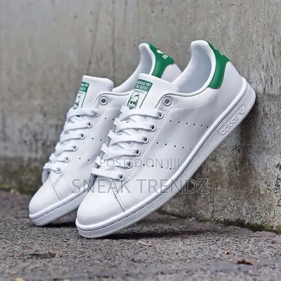 Adidas Stan Smith Mid Blue Green and Whait