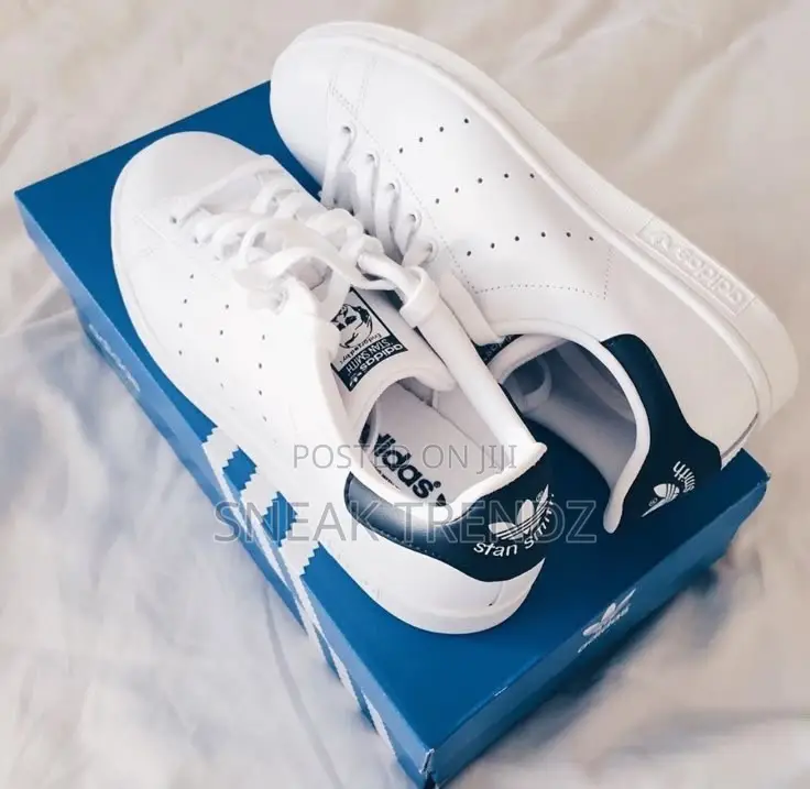 Adidas Stan Smith Mid Blue Green and Whait