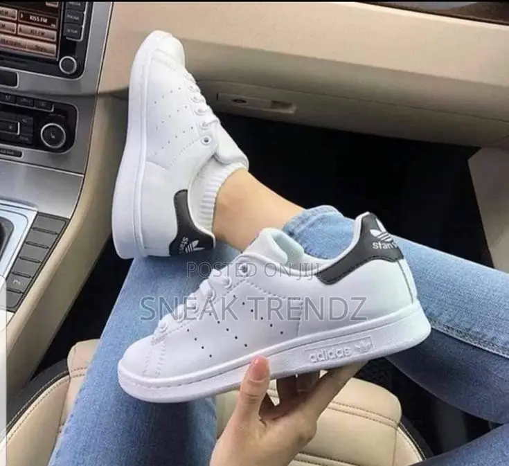 Adidas Stan Smith Mid Blue Green and Whait