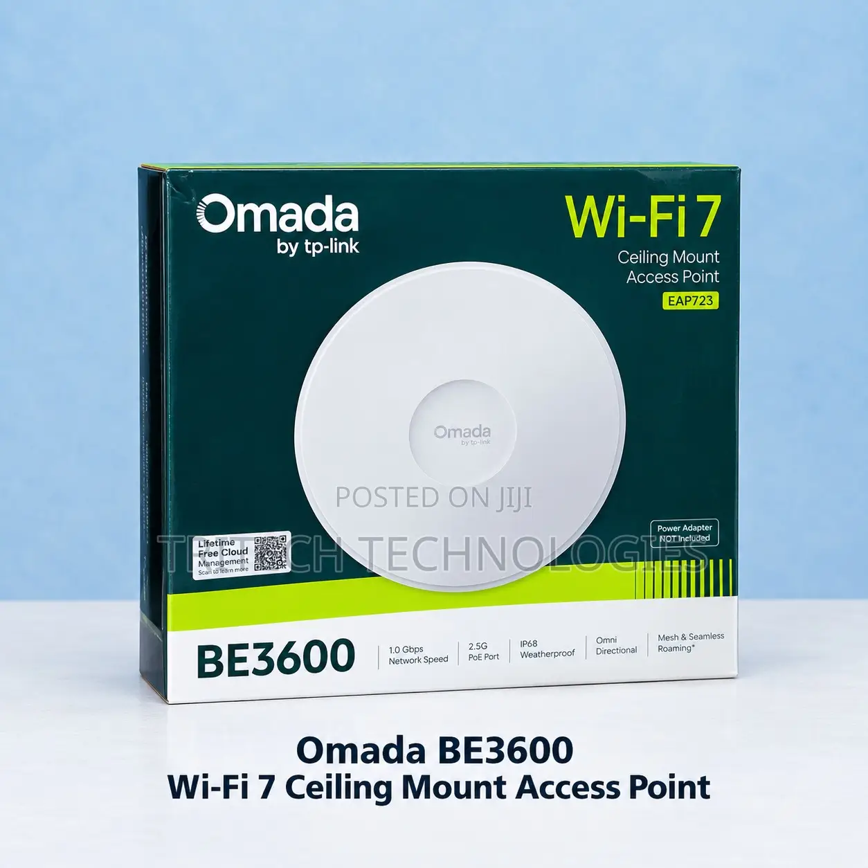 TP-Link Omada EAP723 BE3600 Dual-B. Wi-Fi 7 Ceiling-Mount Access Point