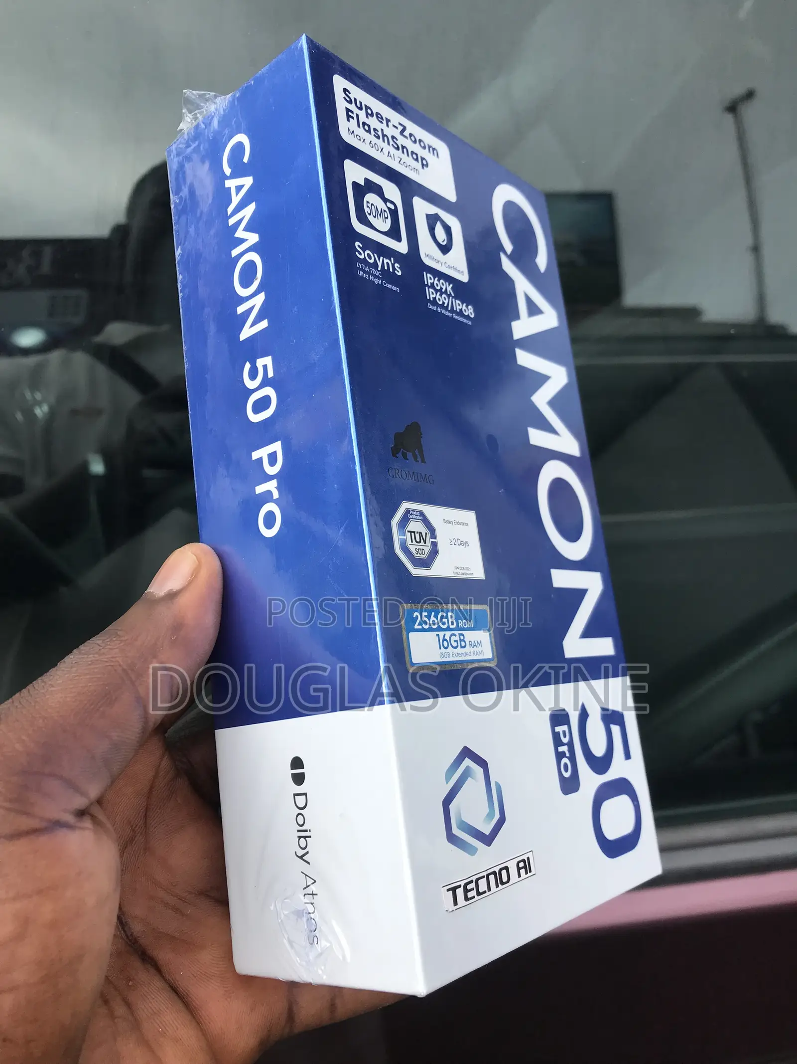 New Tecno Camon 50 Pro 256 GB Blue