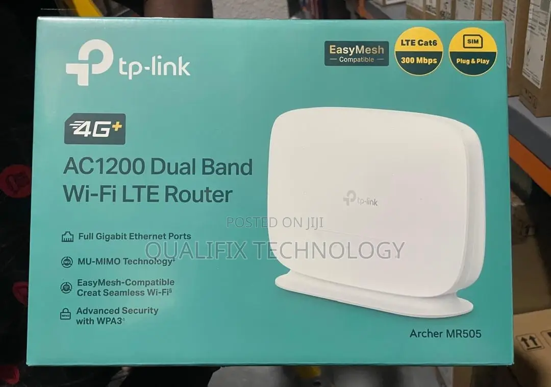 TP-Link 4G+ Cat6 AC1200 Wireless Dual Band Gigabit Router