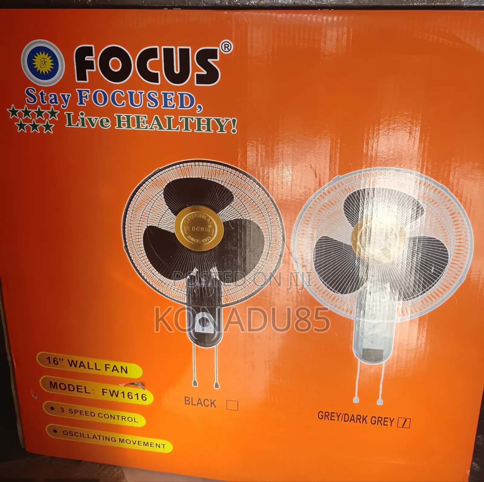 Focus 16"Wall Fan