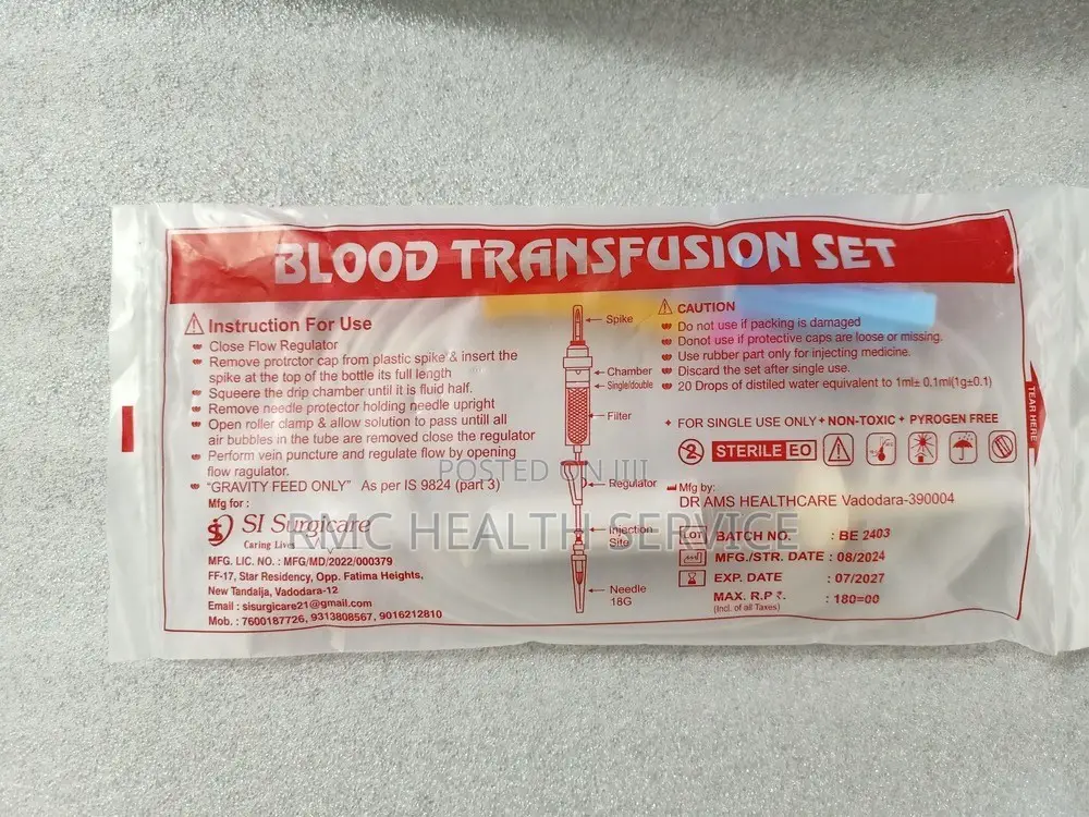 Blood Transfusion Set