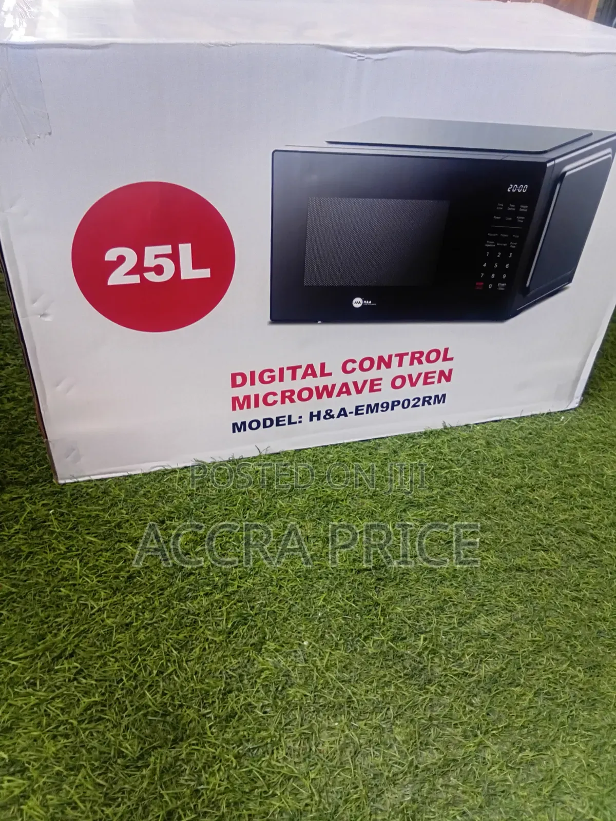 H&A 25L Microwave Oven – Digital Microwave for Easy Cooking