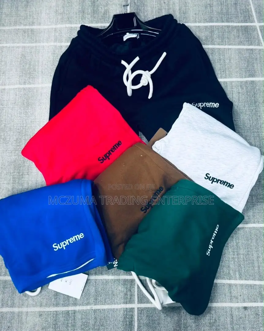 Thick Cotton Jogger Shorts