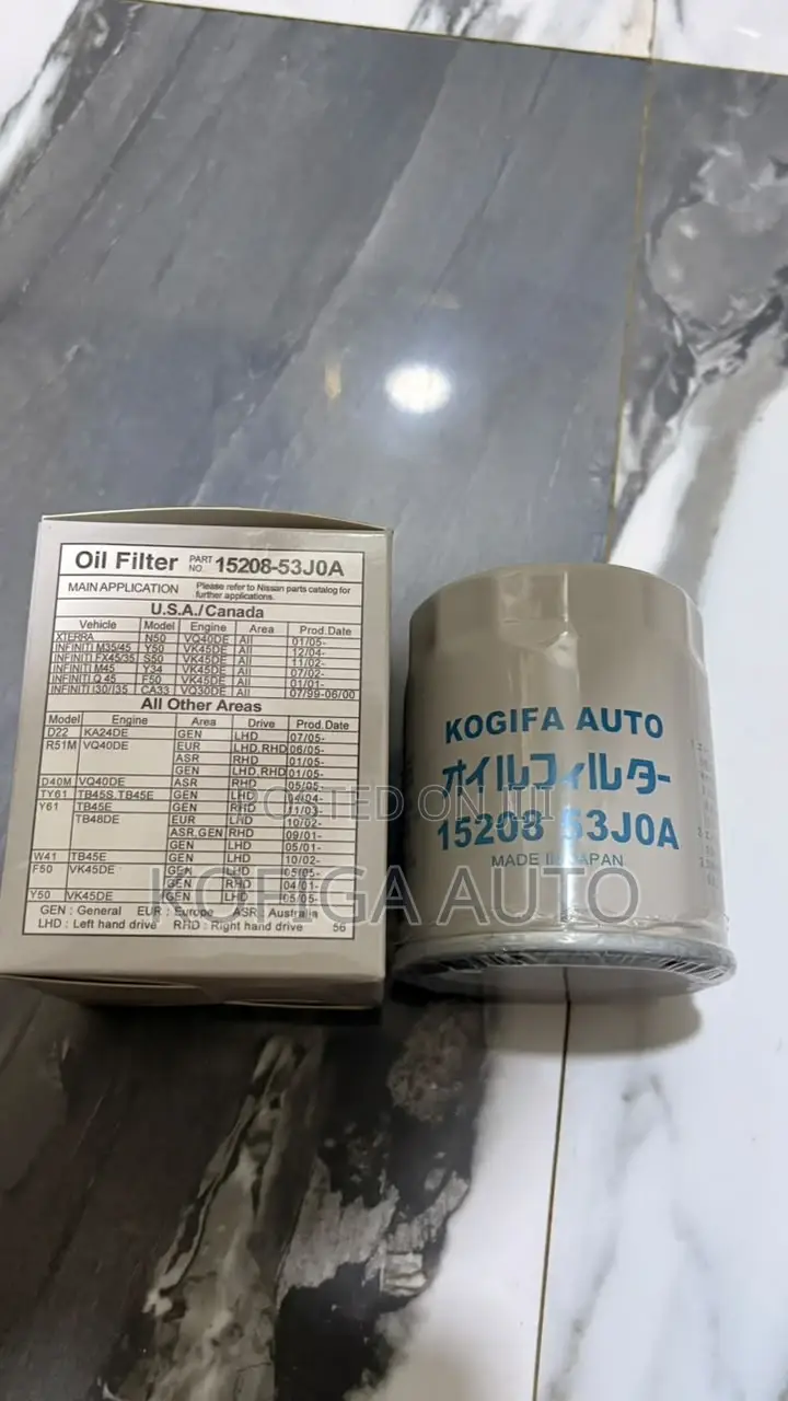 Nissan 15208-53j0a Oil Filter