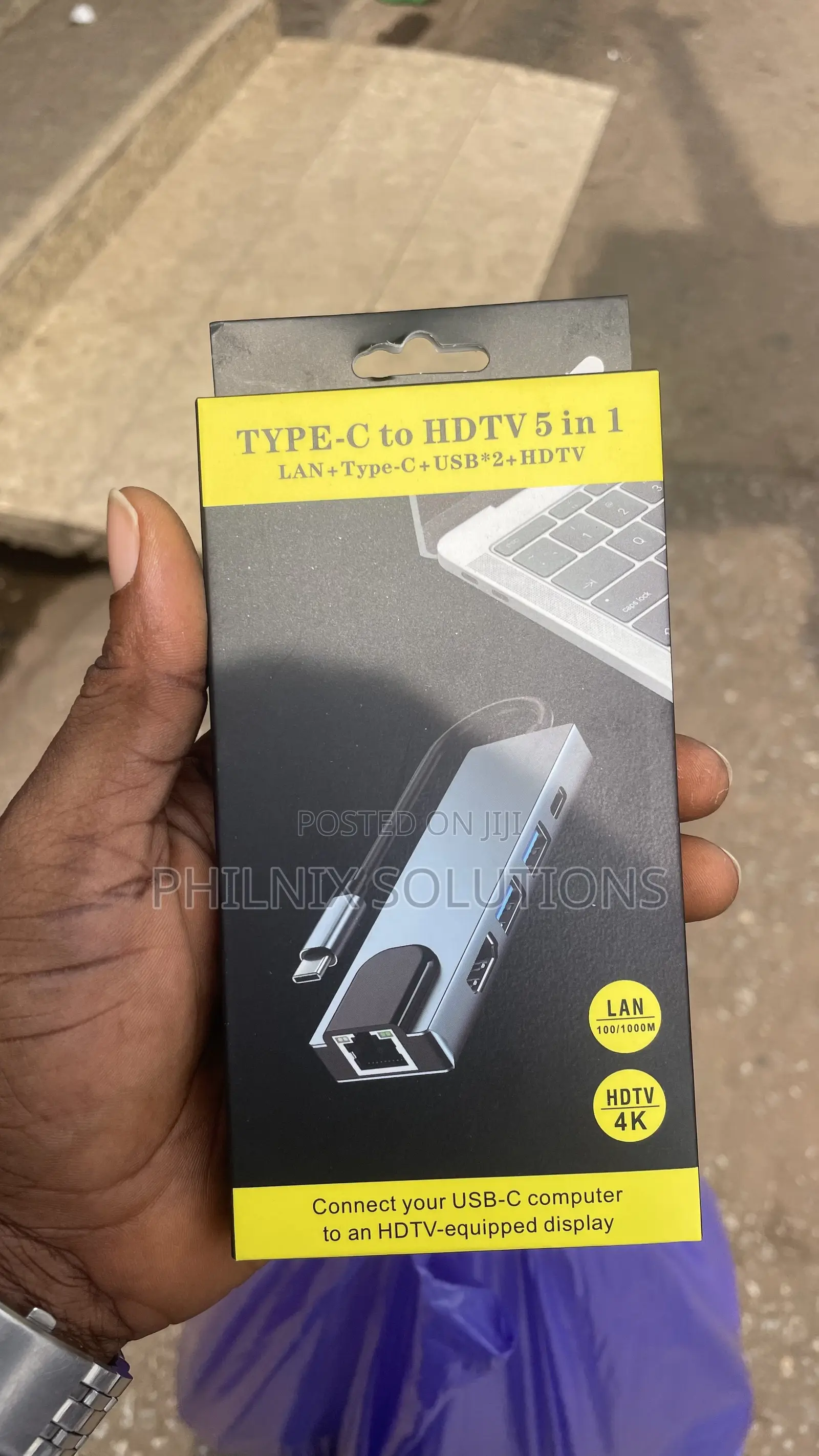 5 in 1 USB-C Docking Station