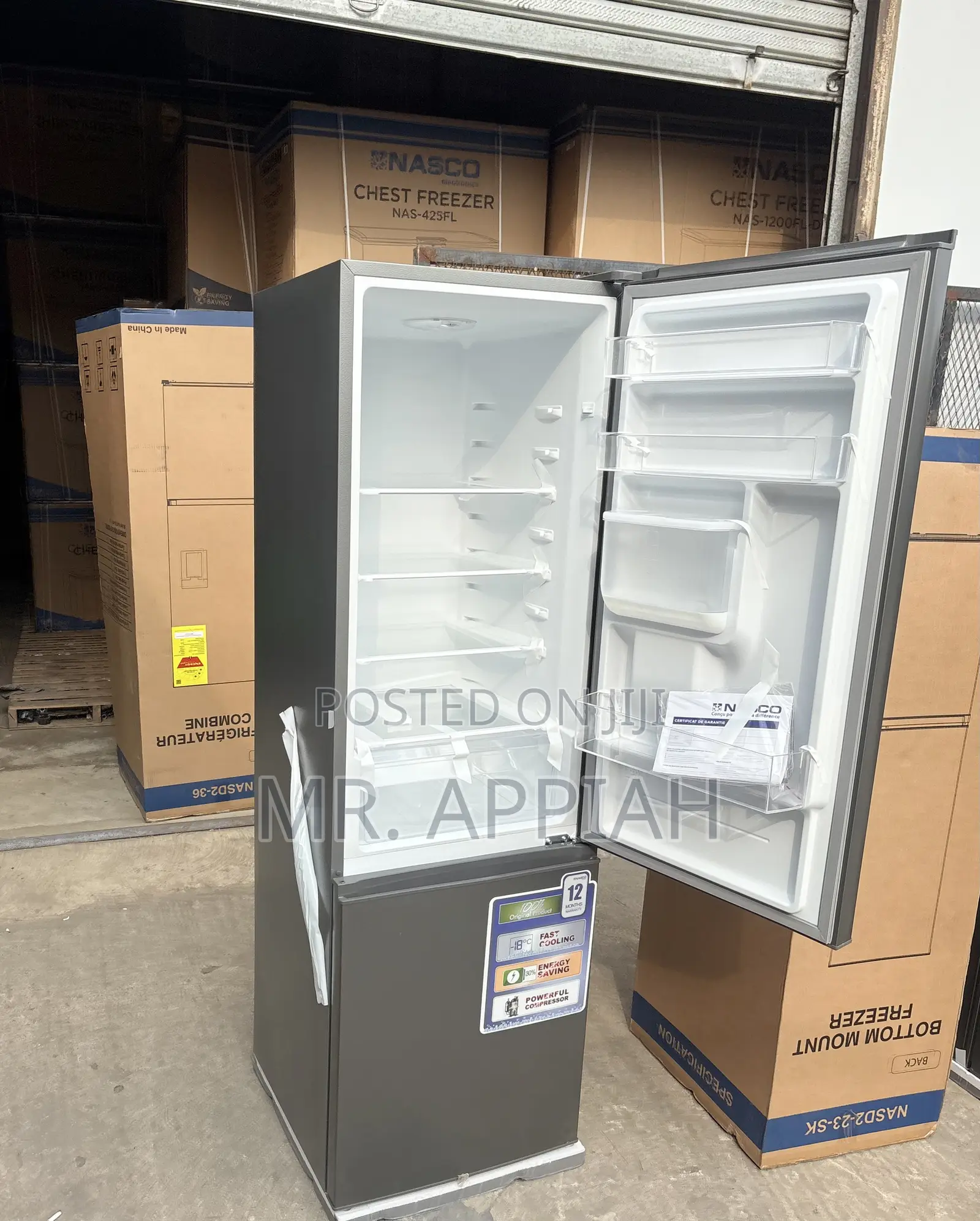 Premium Refrigerator Nasco Bottom Mount Freezer(NasD2-23-Sk)
