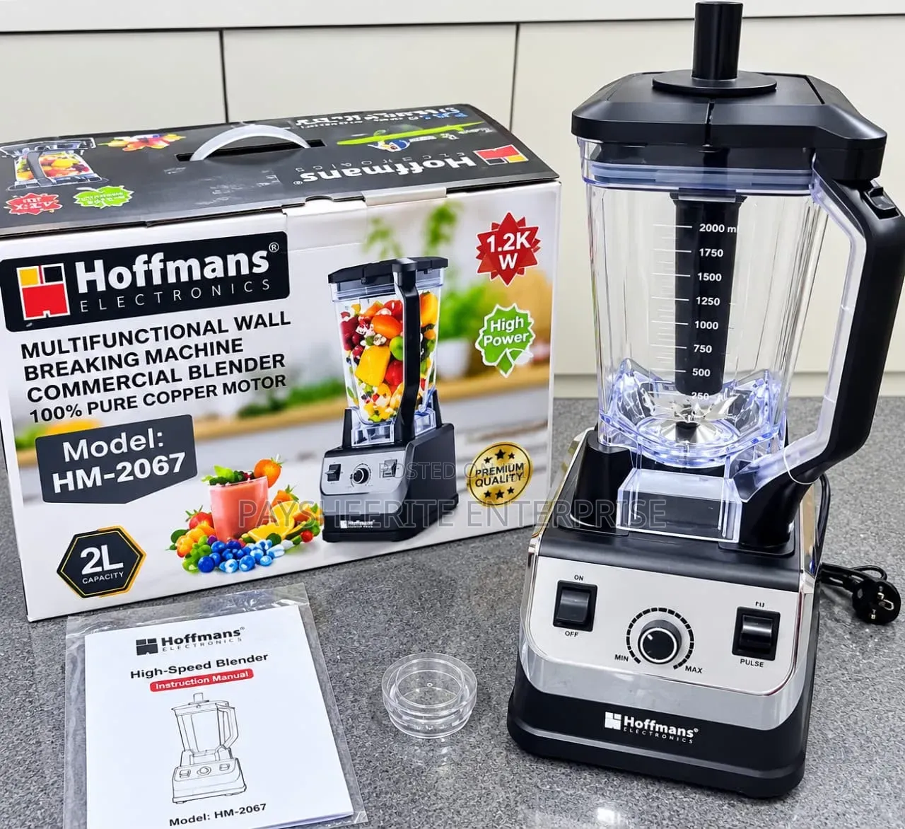 Hoffmans Commercial Blender 820gh