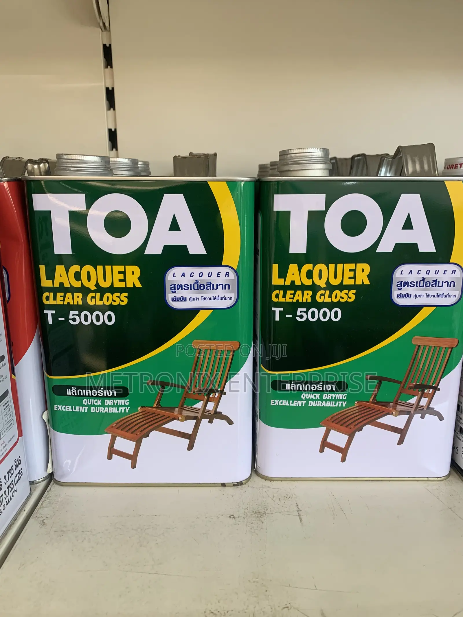 Lacquer Clear Gloss,4L(TOA)