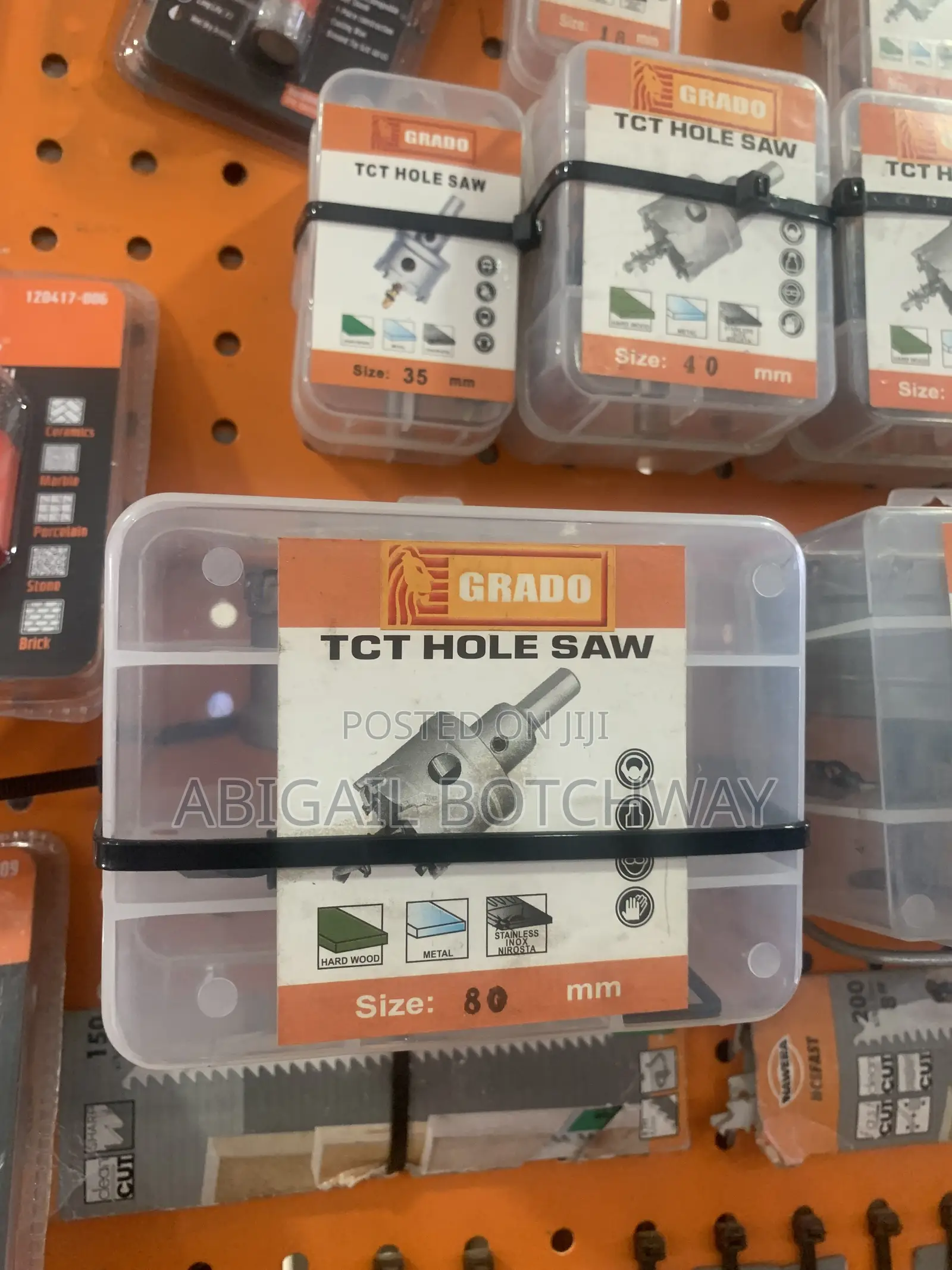 TCT Metal Hole Saw Cutter 40mm, 35mm, 45mm, 85mm, 75mm,