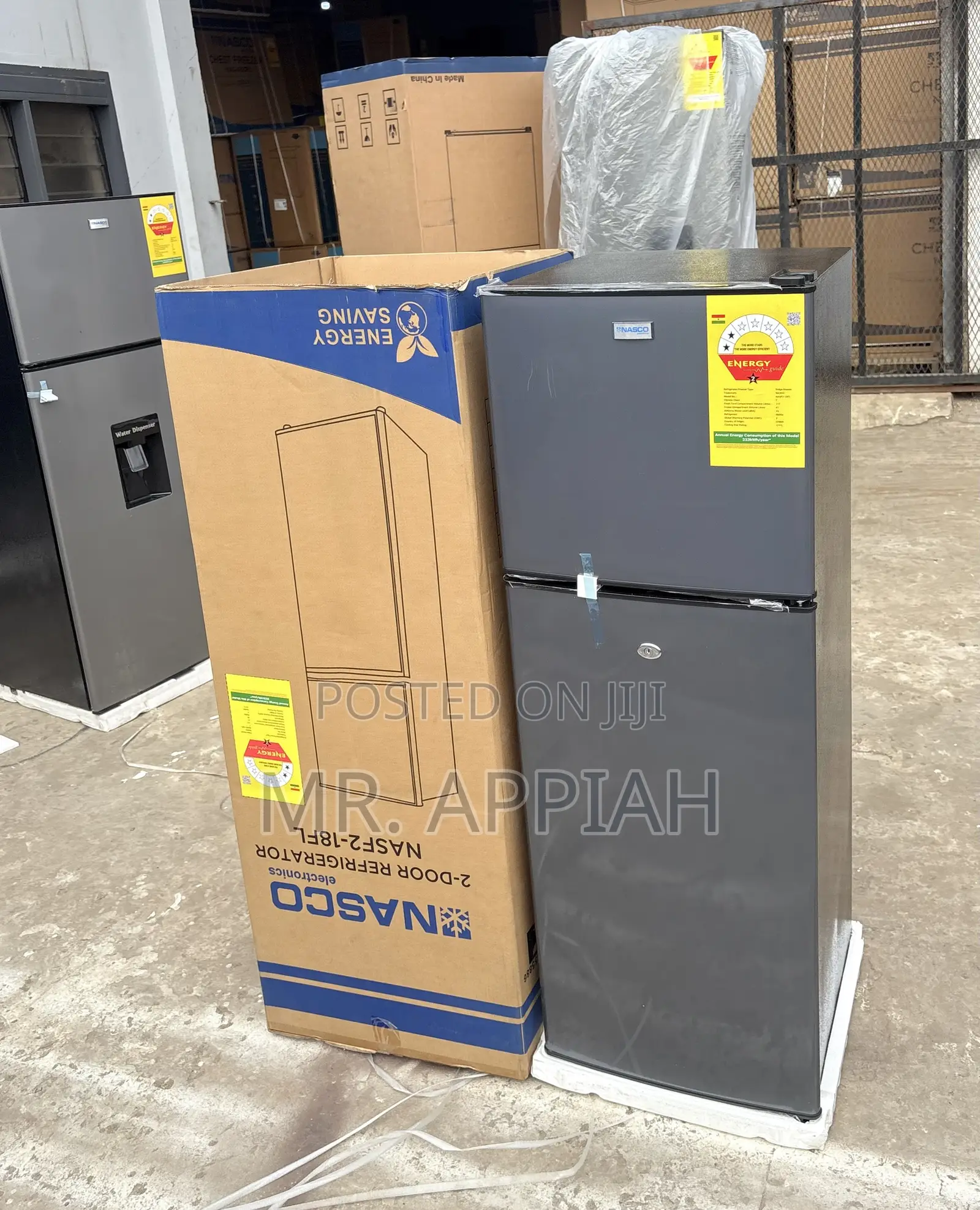 Top Mount Nasco 158Liter Electric Refrigerator(NasF2-18fl)Silver