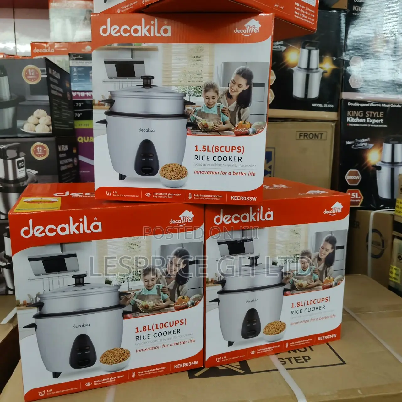 Falaa Deal of the Moment on Our Brandnew 1.5L Decakila Rice Cooker