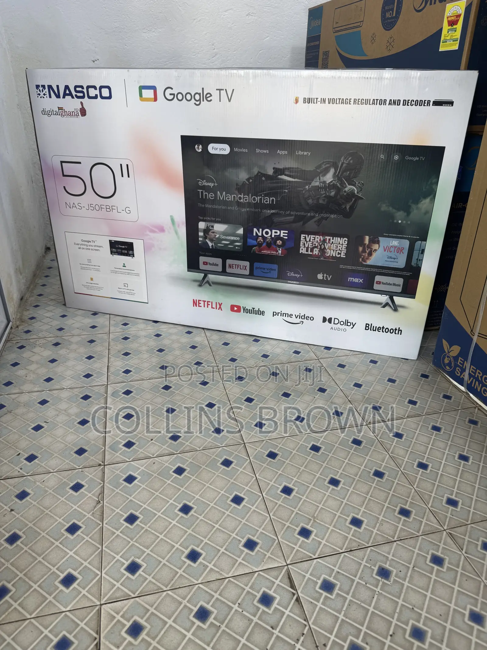 Quality Nasco 50 Inches TV 4k Smart