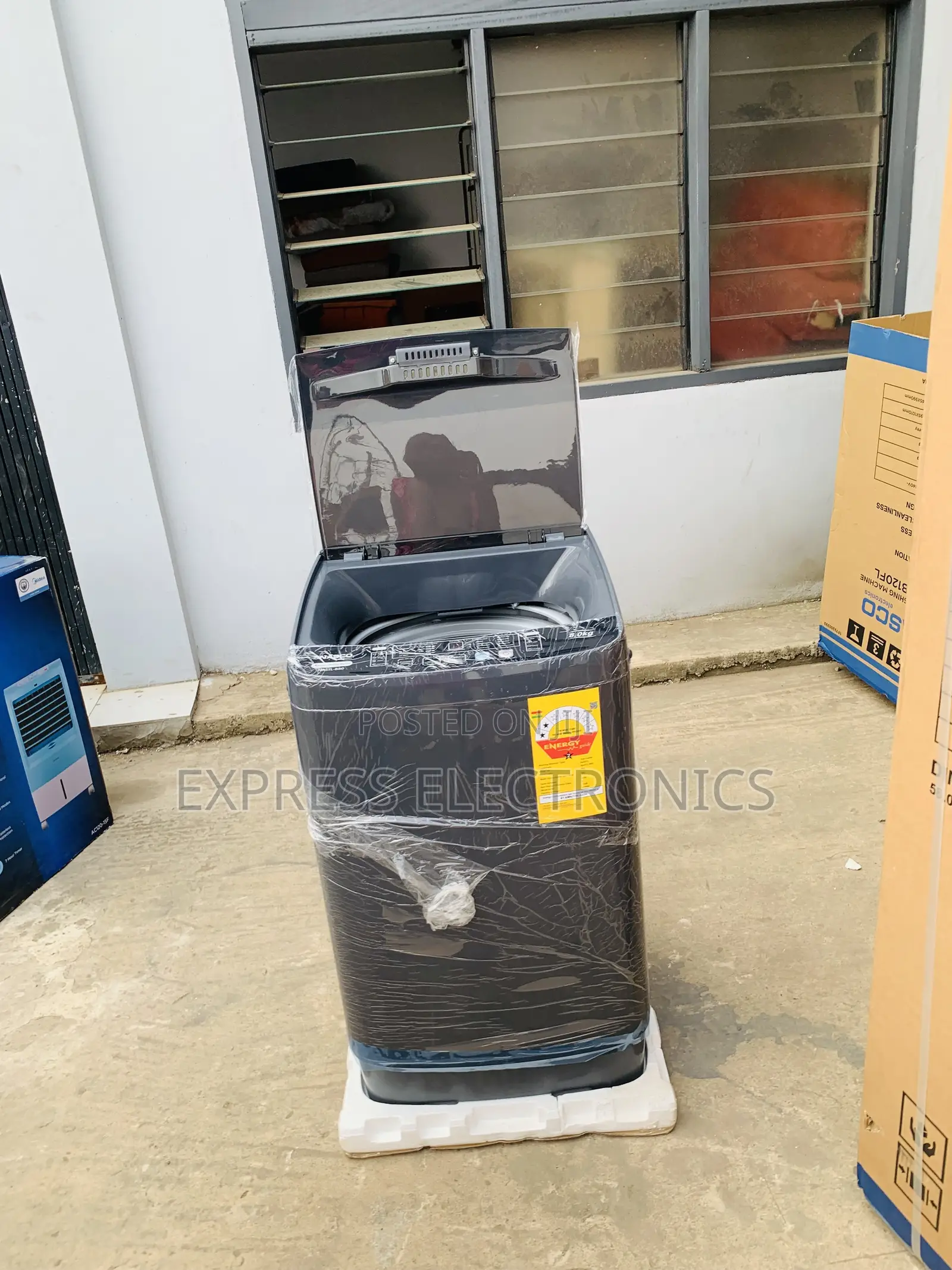 High Quality Nasco 12kg Top Load Full Auto Washing Mac [NASTL-B120FL]