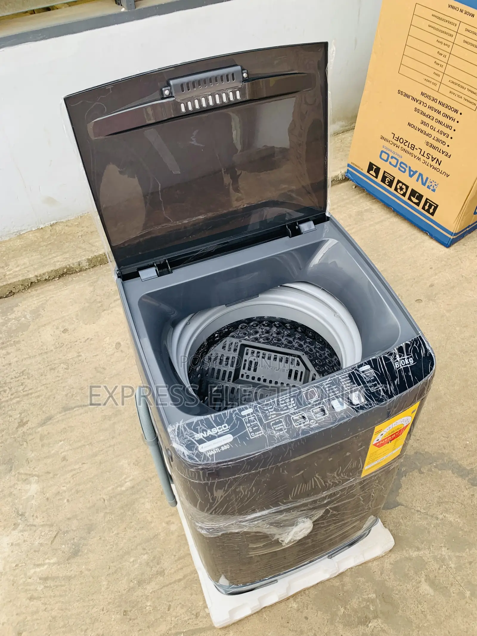 Authentic New Nasco 12 KG Top Load Washing Machine (NASTL-B120FL)