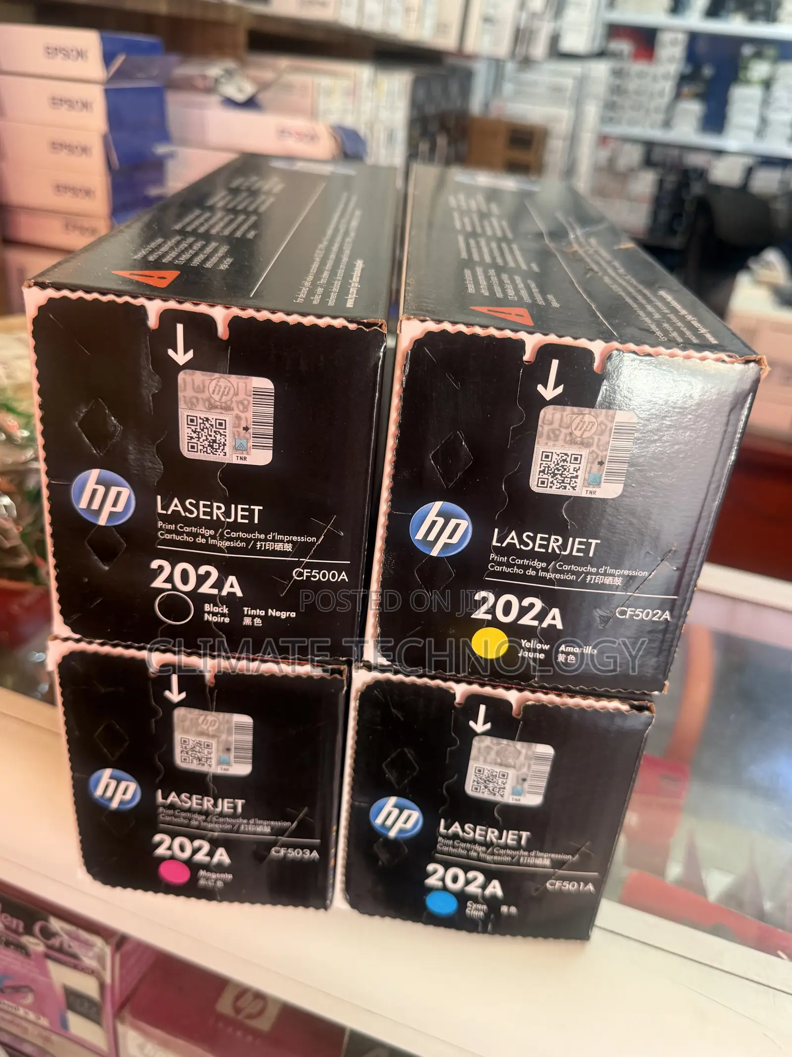HP 202a Color Toners