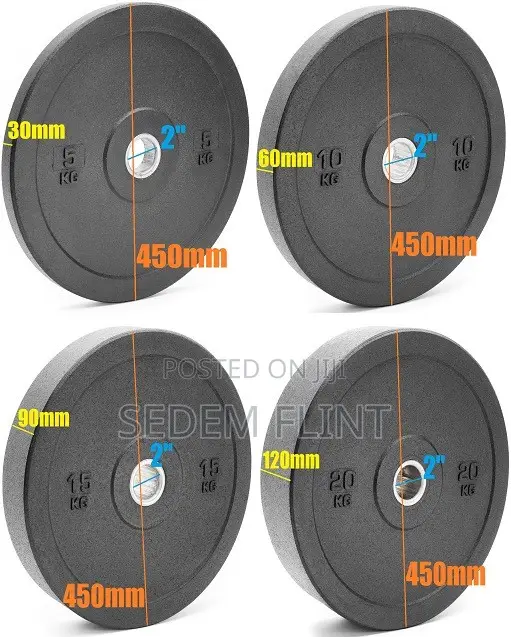 Olympic Weight Plates - 150kg Set