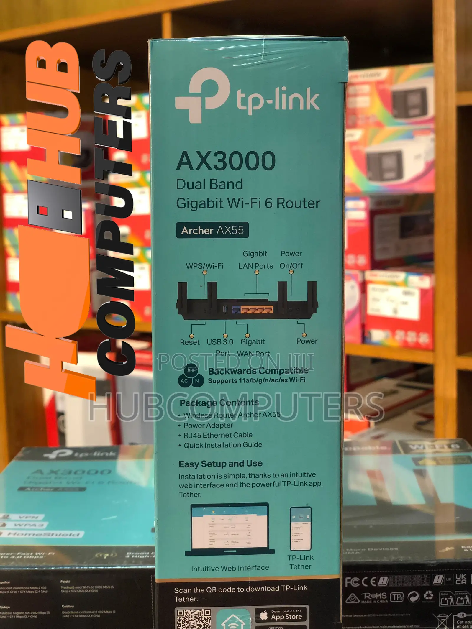 TP-Link Archer AX55 AX3000 Dual Band Gigabit Wi-Fi 6 Router