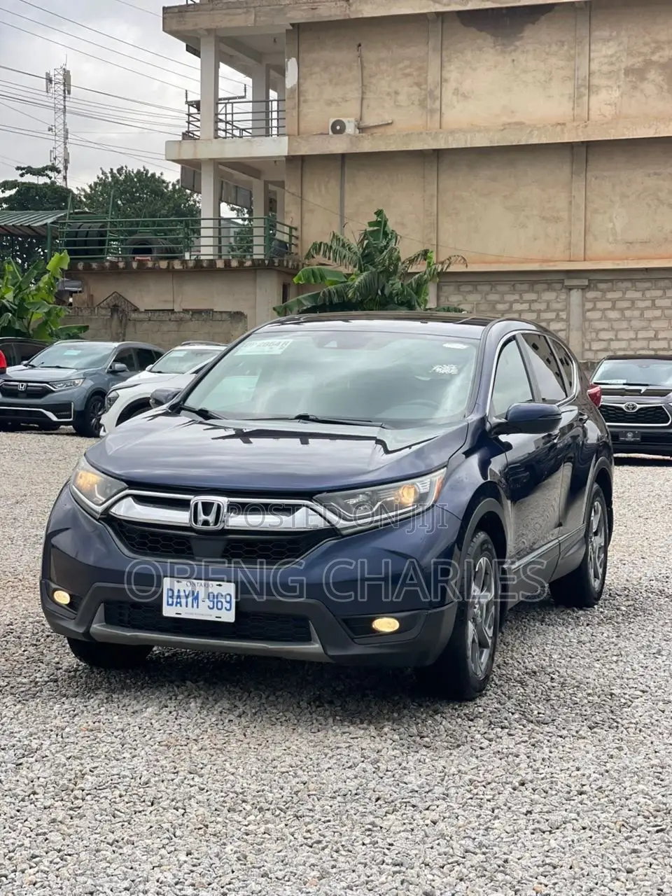 Honda CR-V EX 4dr SUV AWD (1.5L 4cyl CVT) 2017 Blue