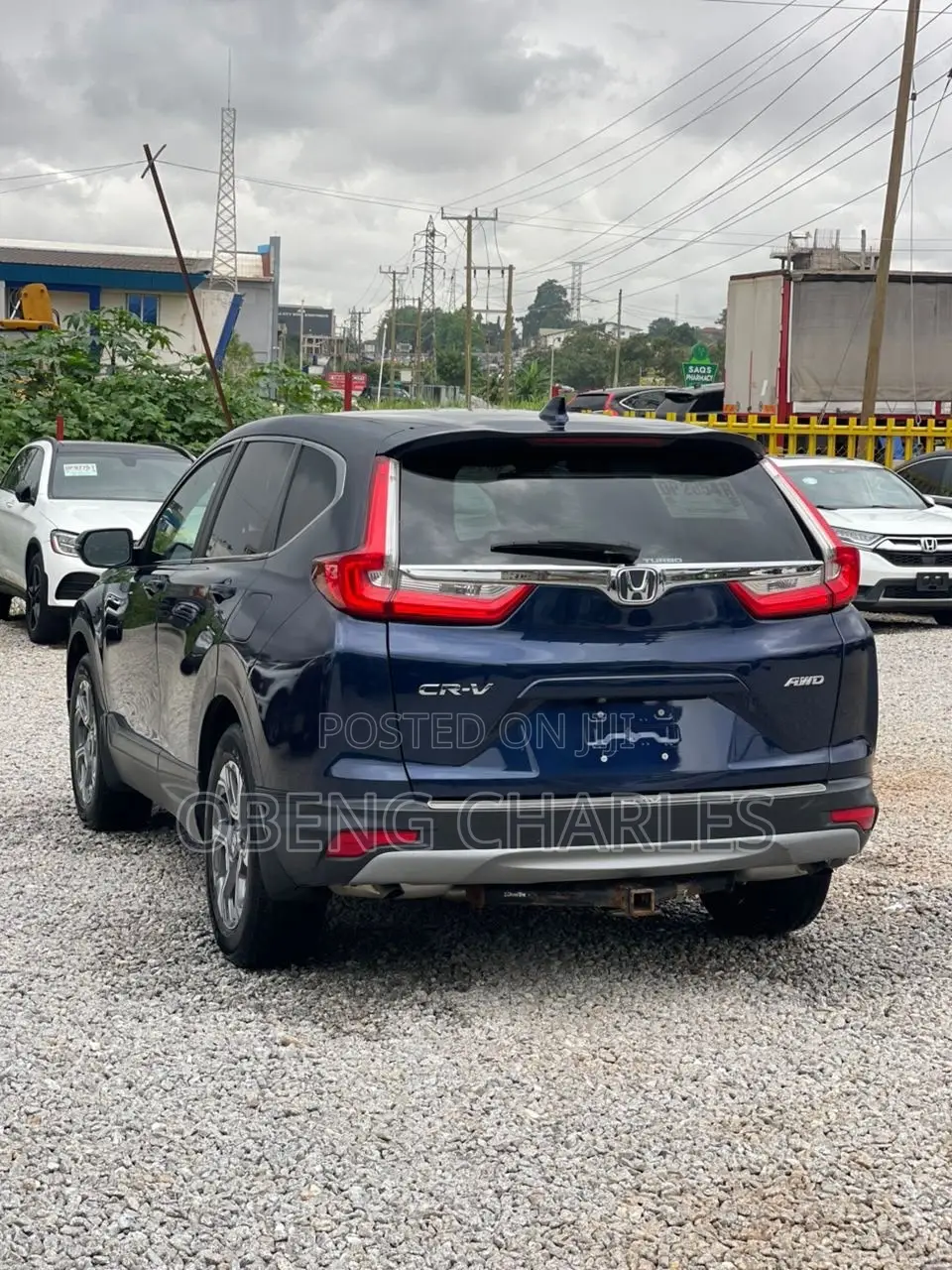 Honda CR-V EX 4dr SUV AWD (1.5L 4cyl CVT) 2017 Blue