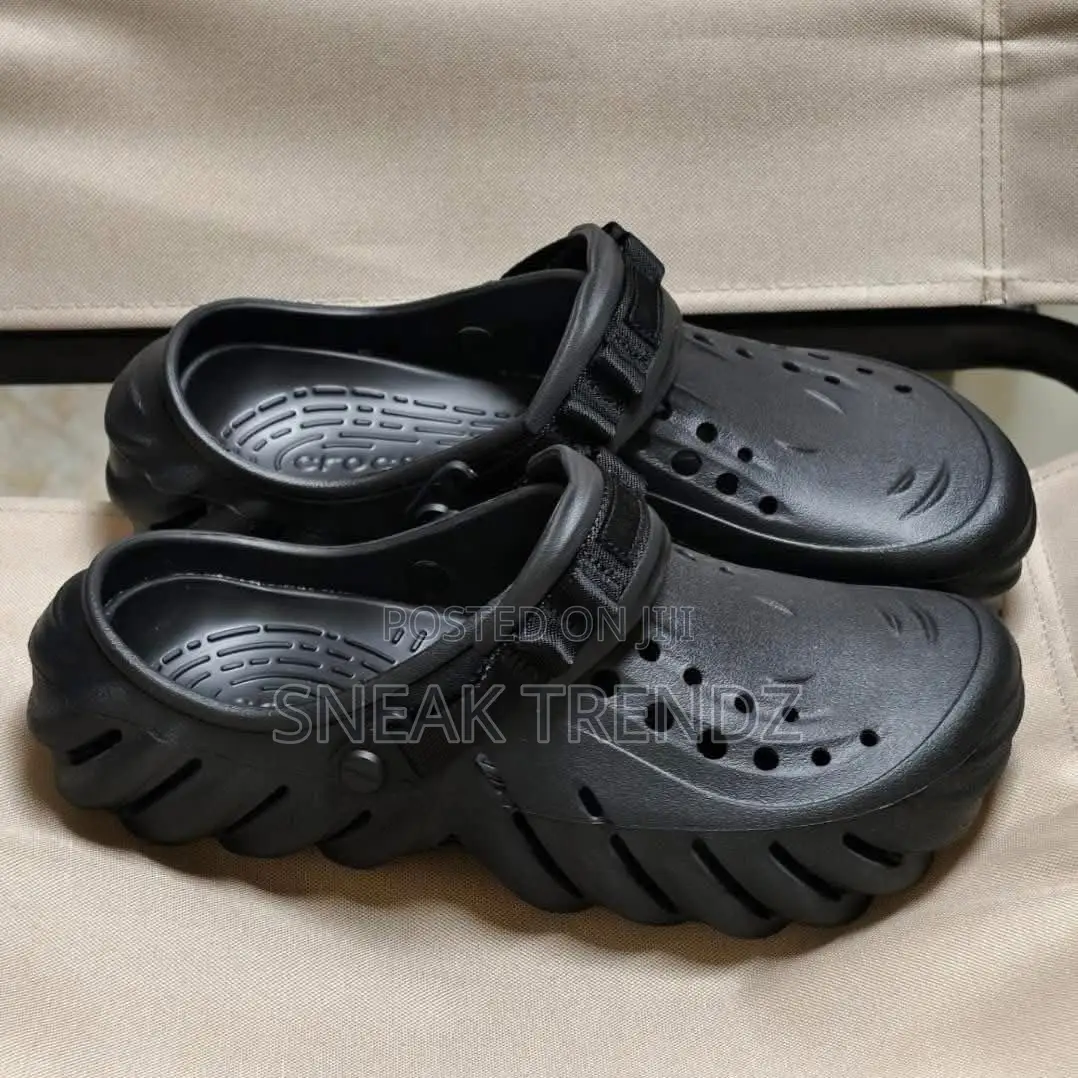 Crocs Echo Clogs Black and Grey