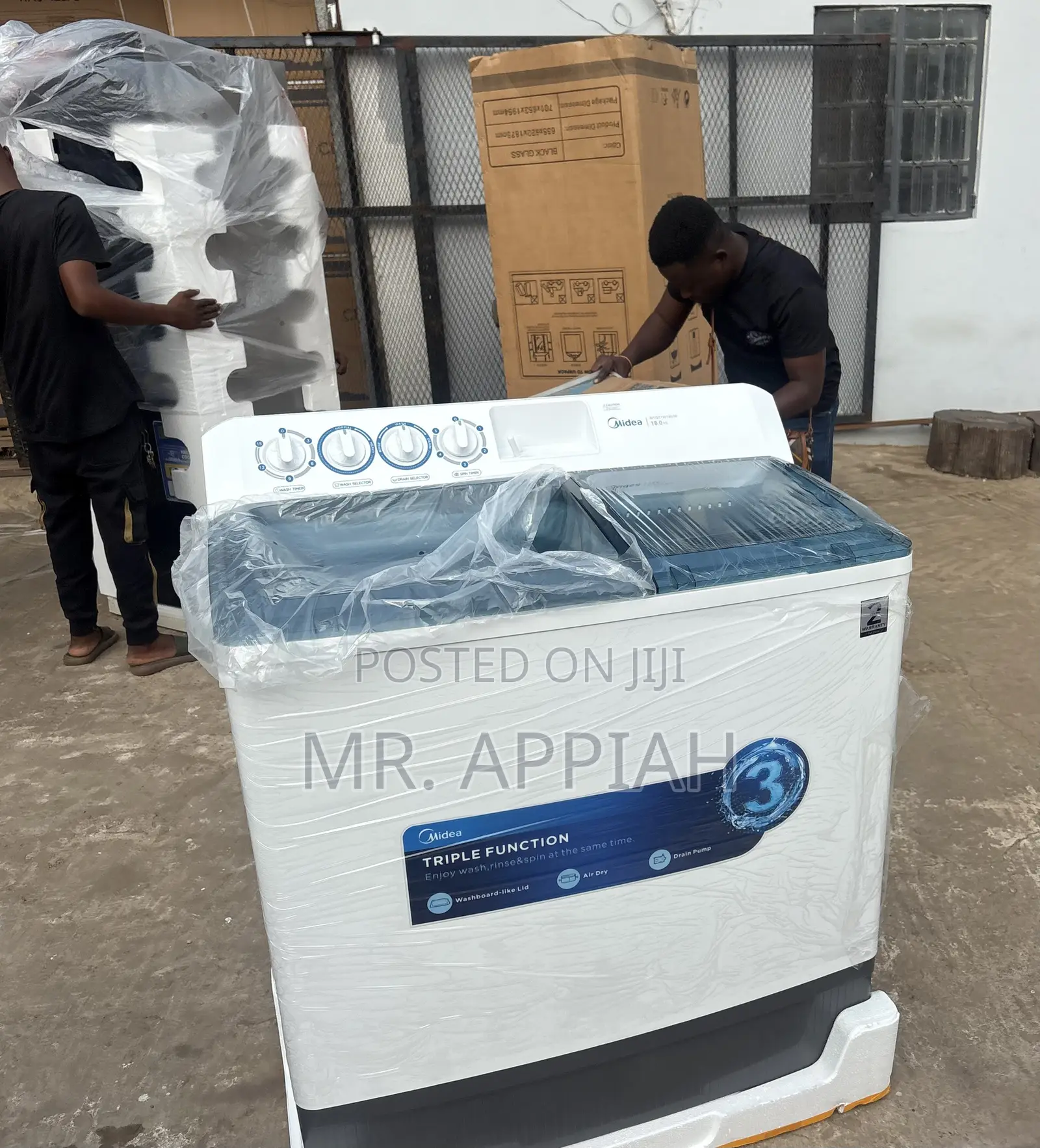 Smart Wash Midea Top Load 18kg(Semi-Automatic)