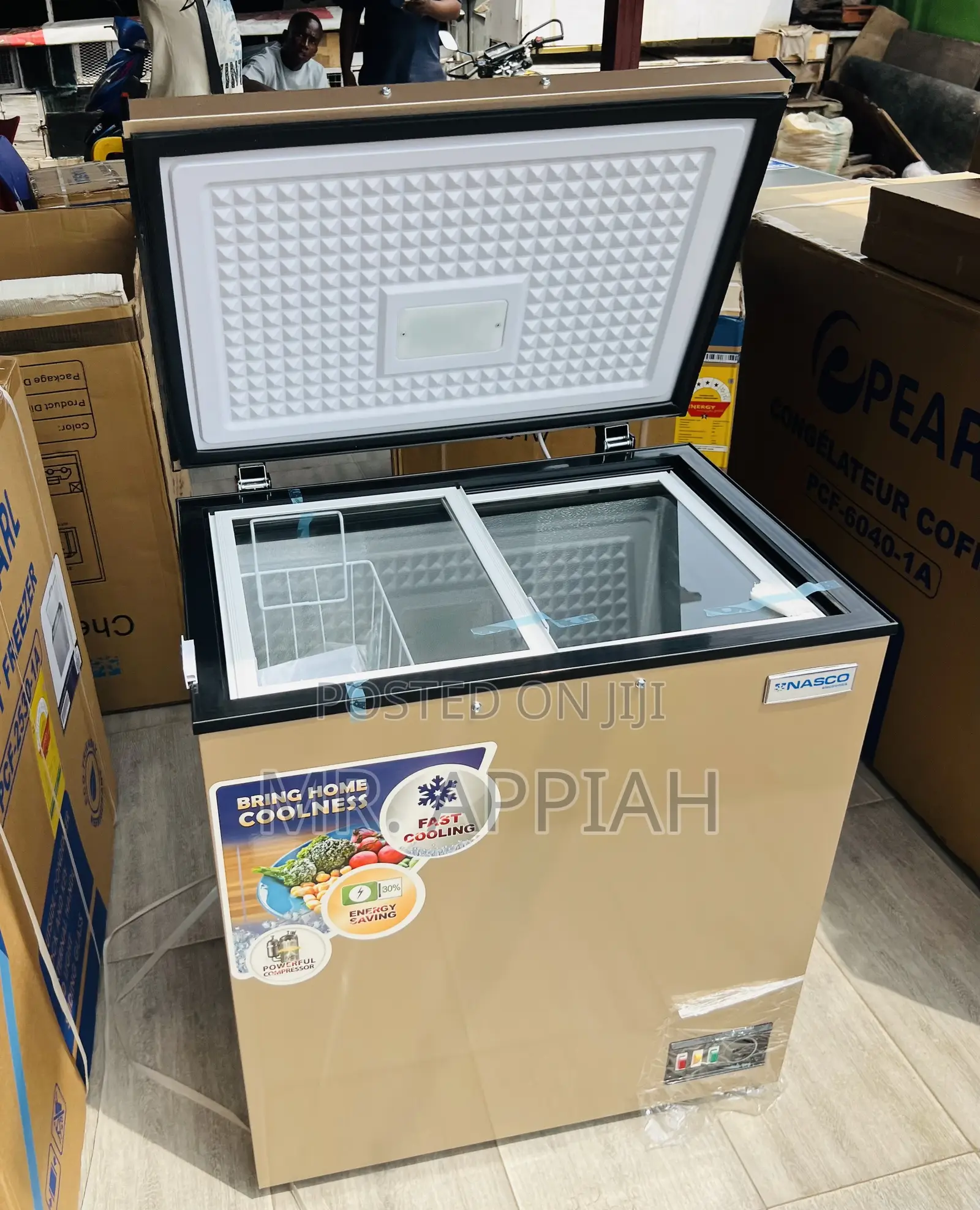 Exceptional Value Nasco 150L Chest Freezer(Nas200fl)Gold