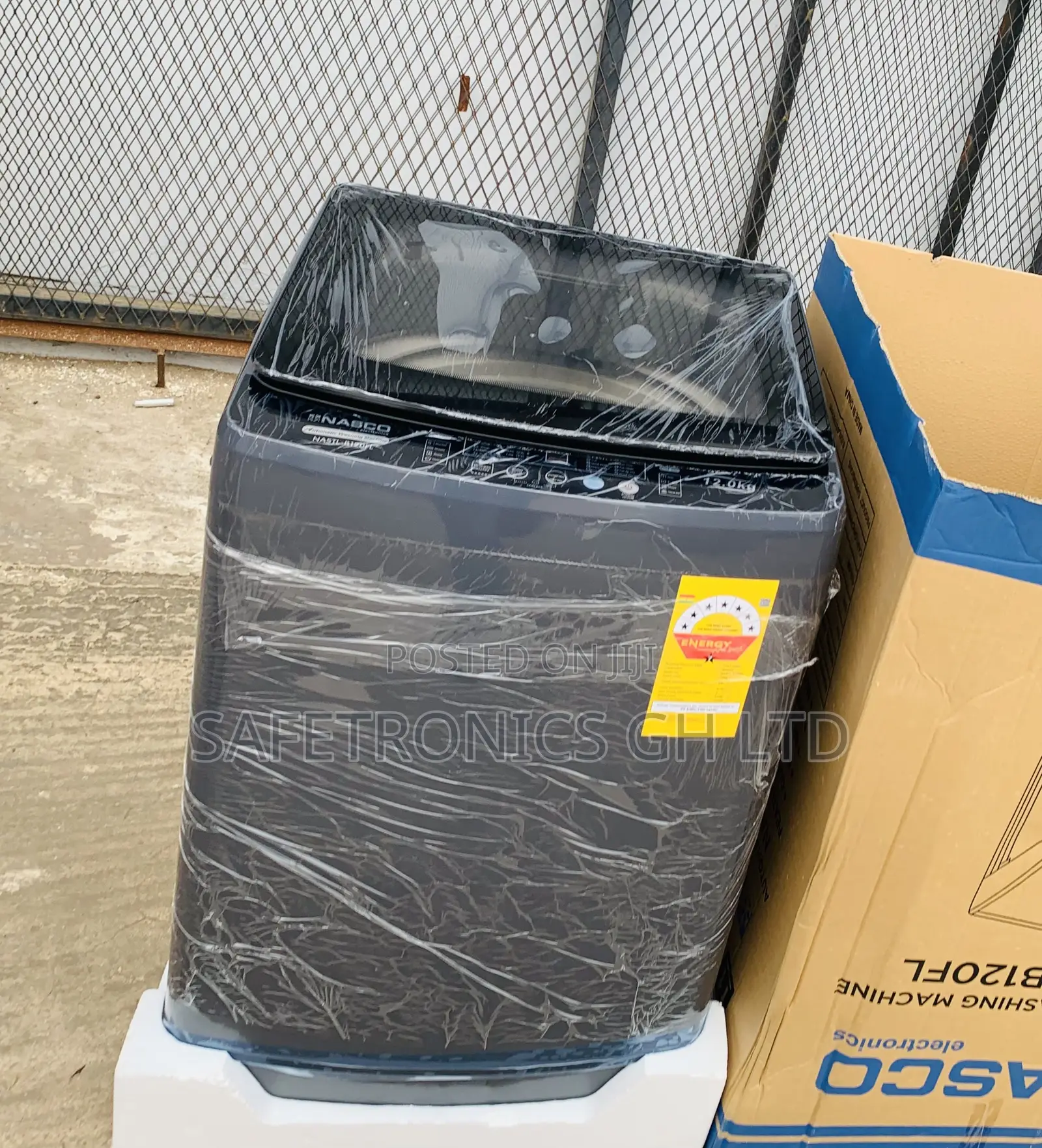 Try FreshSpin Full Automatic Nasco 12kg Grey WashingMachine