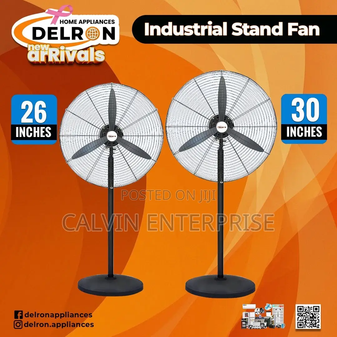 26inches Delron High Quality Industrial Standing Fan