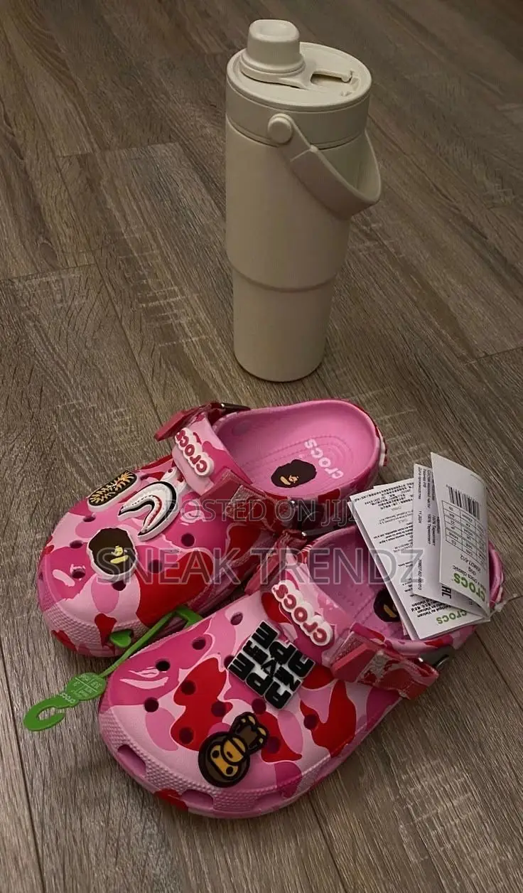 Crocs Classic Bape Clogs Pink