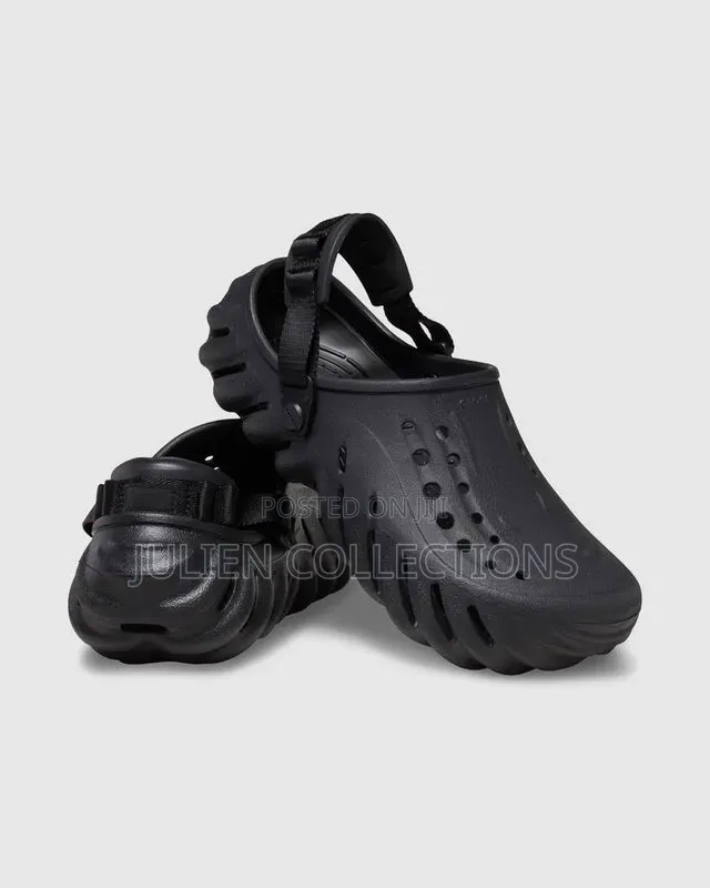 Crocs Echo Slide Black and Grey
