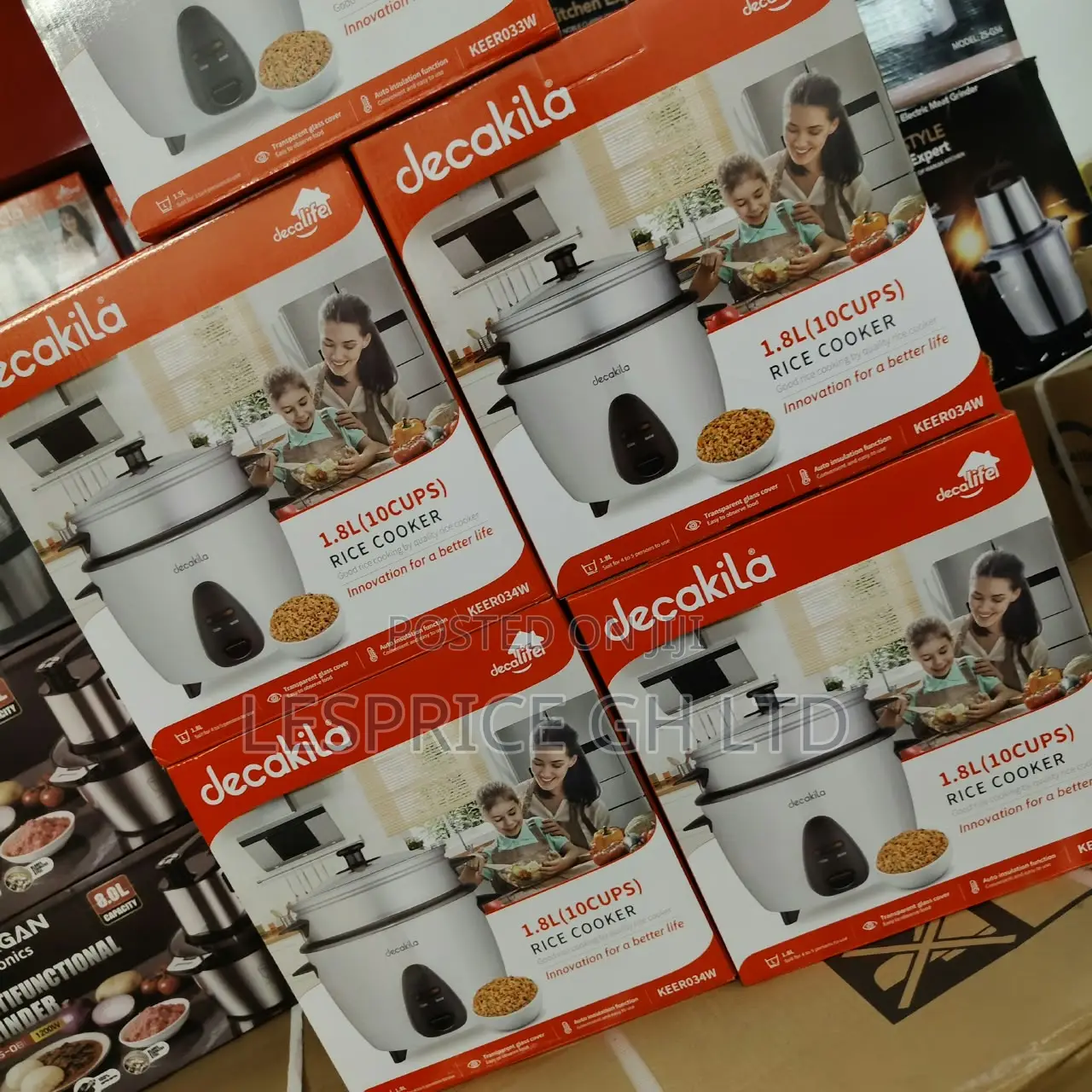 Boiling Rice Made Simple With Our Compact 1.5L Decakila Rice Cooker