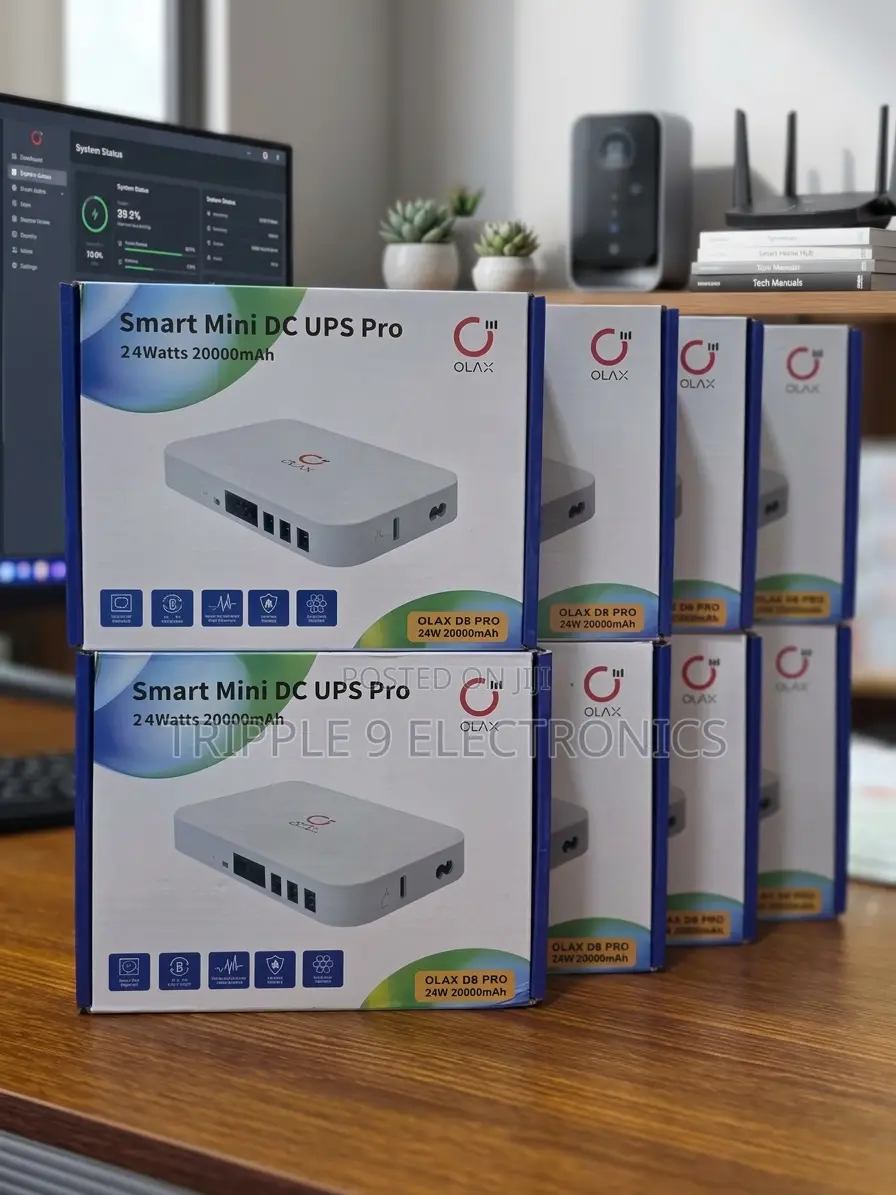 OLax 20000 UPS for Phones Routers and CCTV Cameras